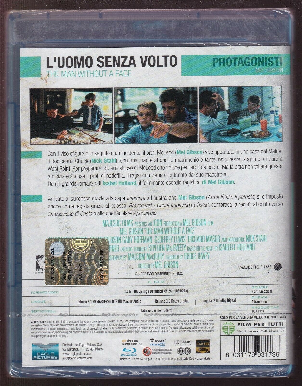 EBOND L'uomo Senza Volto BLURAY DVD DB699610