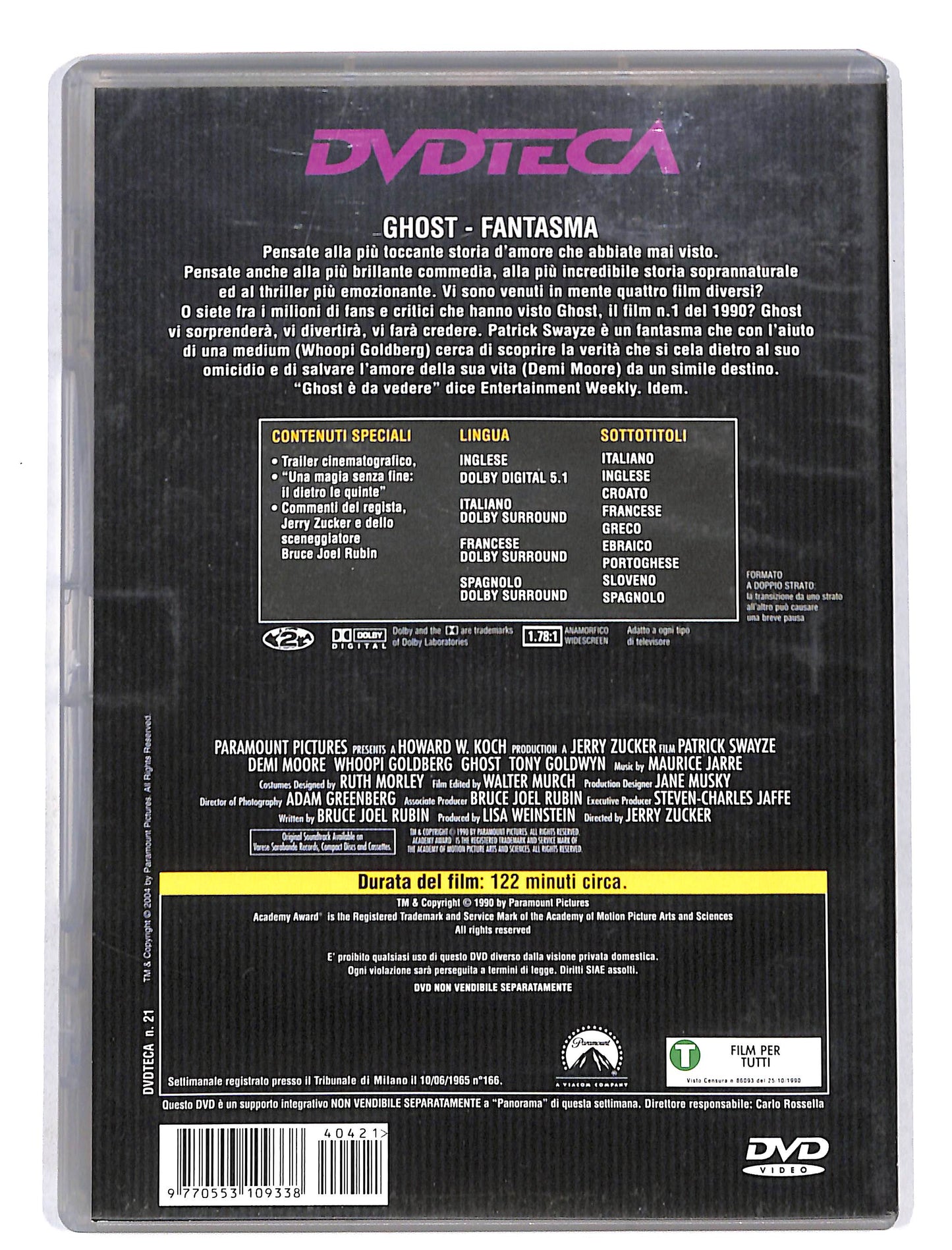 EBOND Ghost Fantasma EDITORIALE DVD DB699721