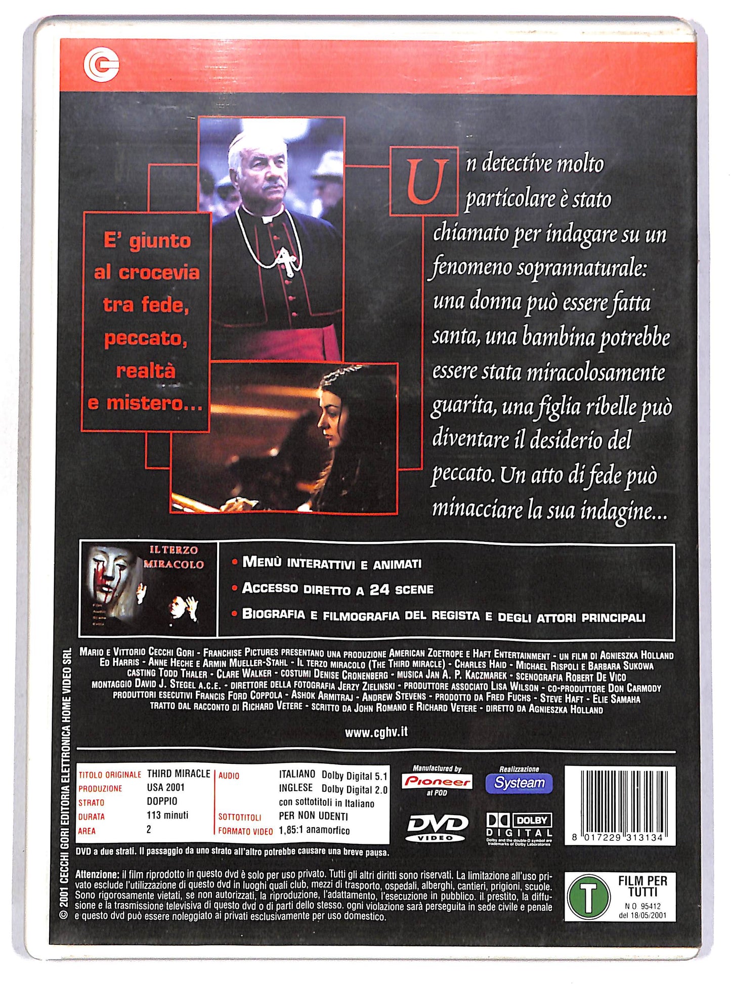 EBOND Il terzo miracolo DVD DB699729