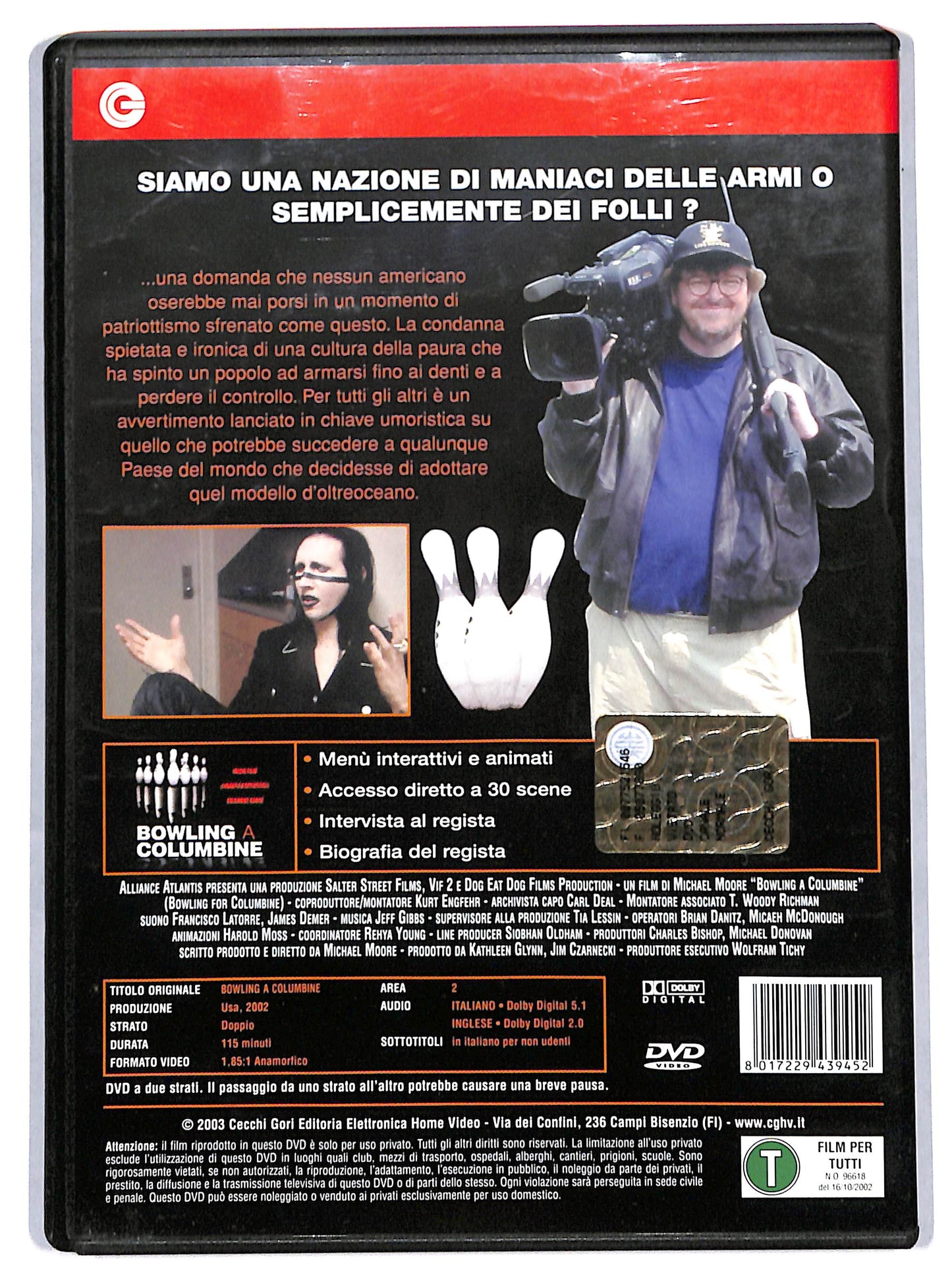 EBOND bowling a columbine DVD DB699732