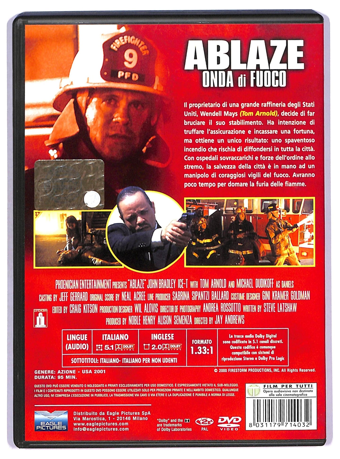 EBOND Ablaze Onda Di Fuoco DVD DB699735