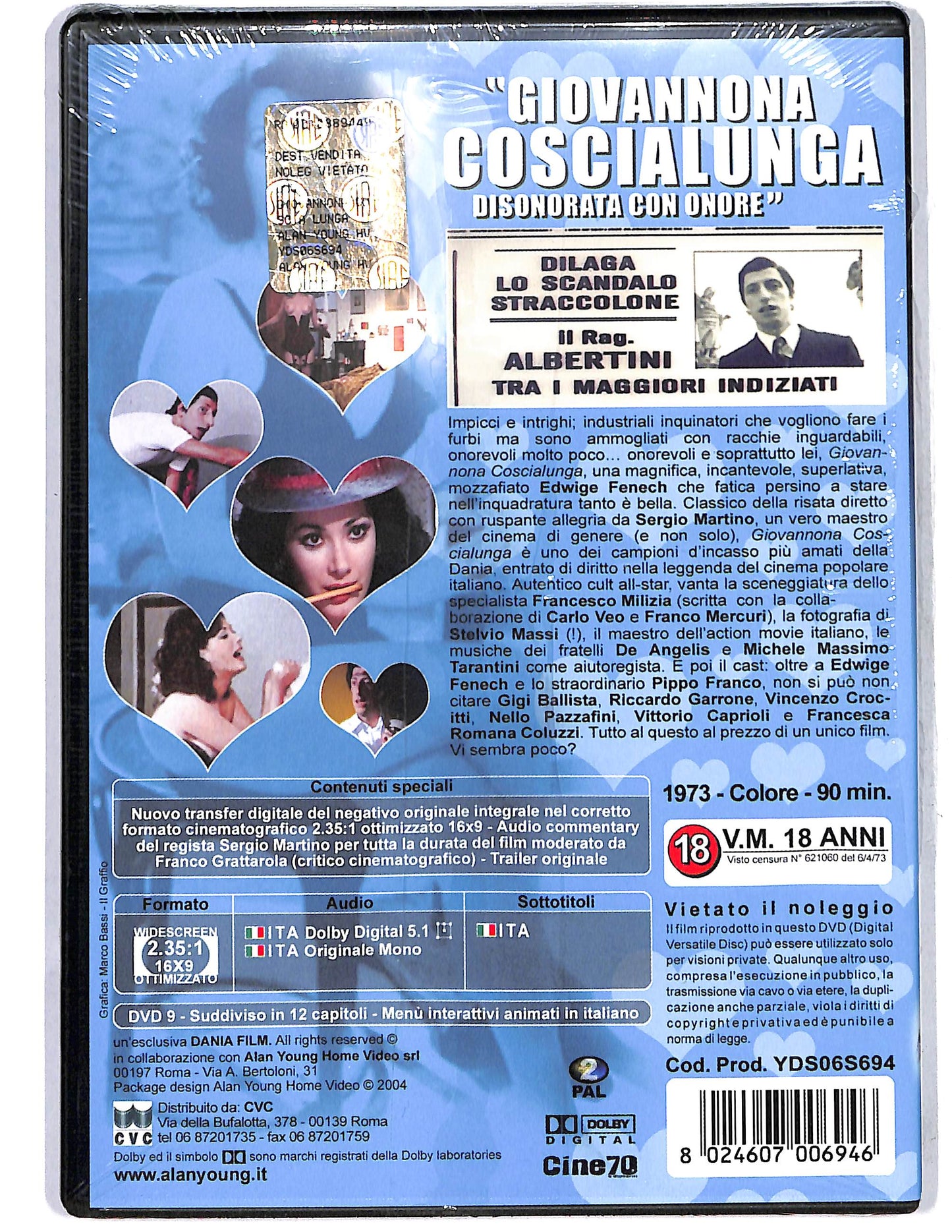 EBOND Giovannona Coscialunga disonorata con onore DVD DB699931