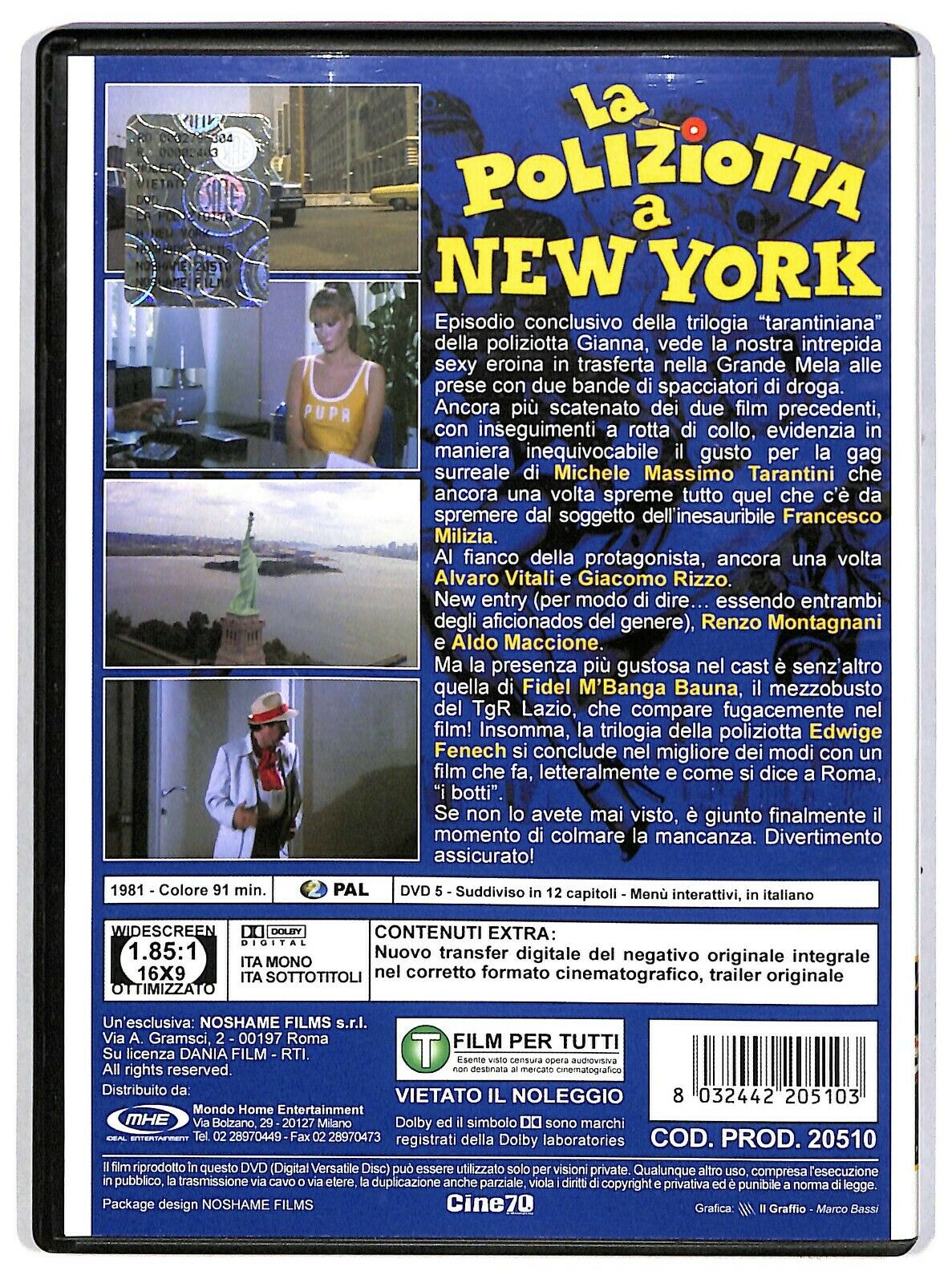 EBOND La Poliziotta A New York DVD DB700120