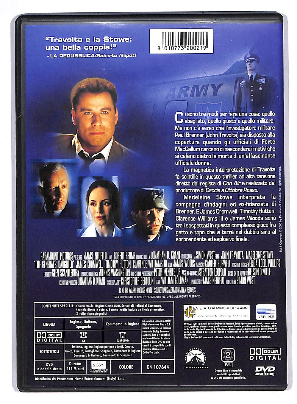 EBOND La Figlia Del Generale DVD DB700160