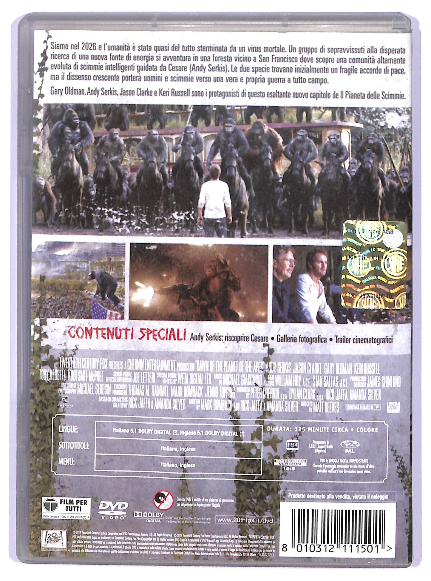 EBOND Apes Revolution DVD DB700164