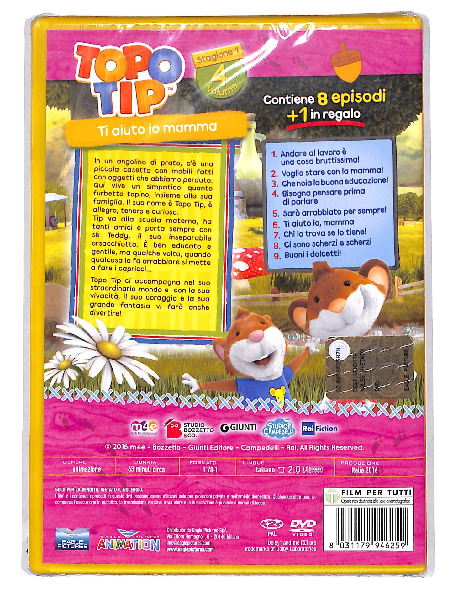 EBOND Topo Tip Stagione 1 Vol.4 Ti aiuto io mamma DVD DB700216