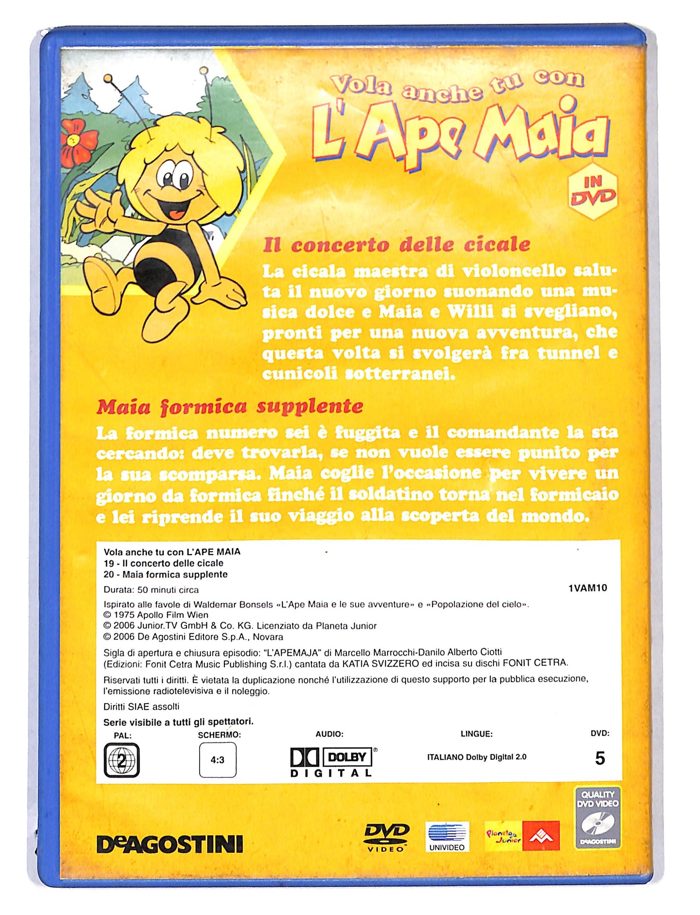 EBOND L'ape Maia - il concerto delle cicale vol.10 EDITORIALE DVD DB700223