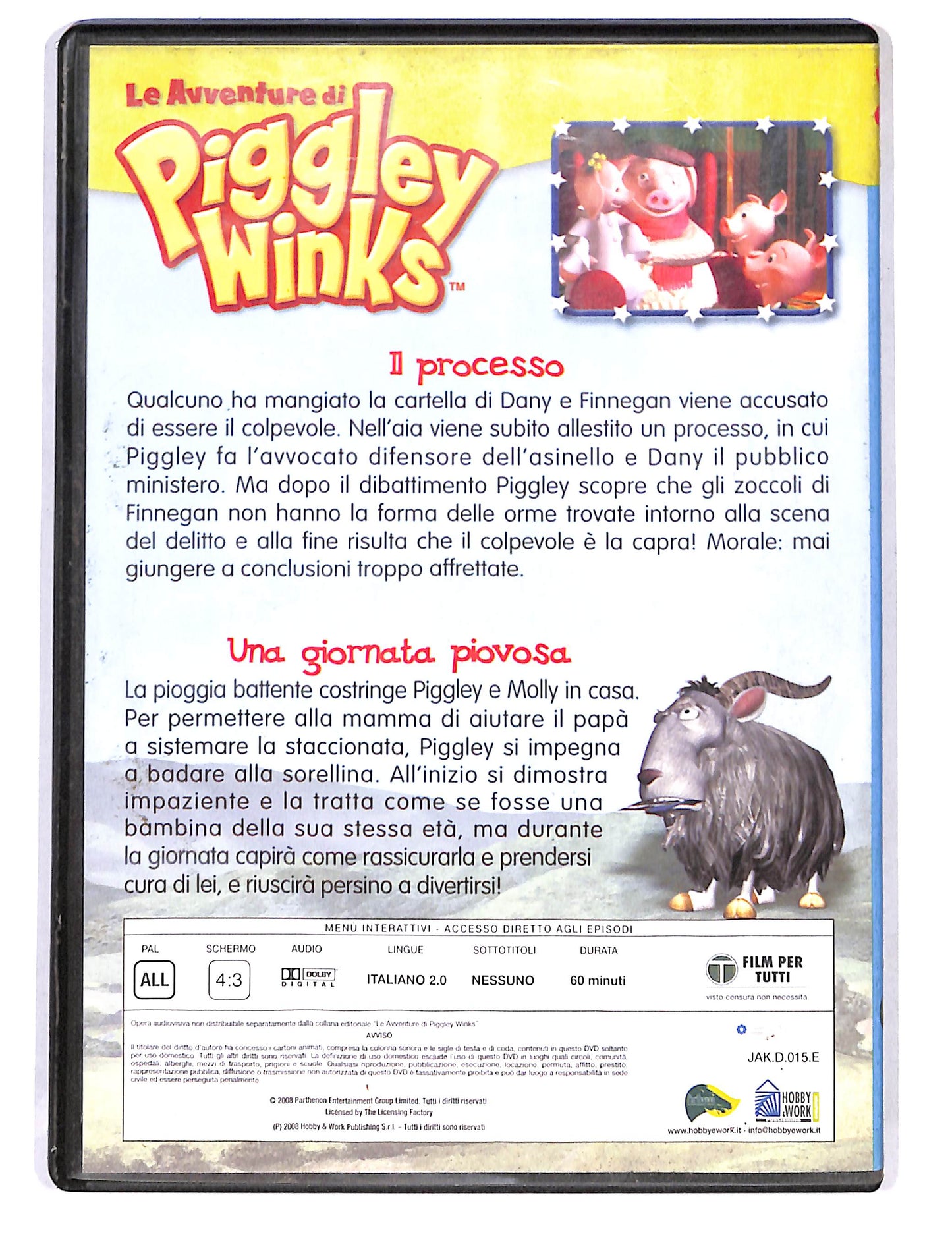 EBOND Le avventure di Piggley Winks Vol.15 EDITORIALE DVD DB700240
