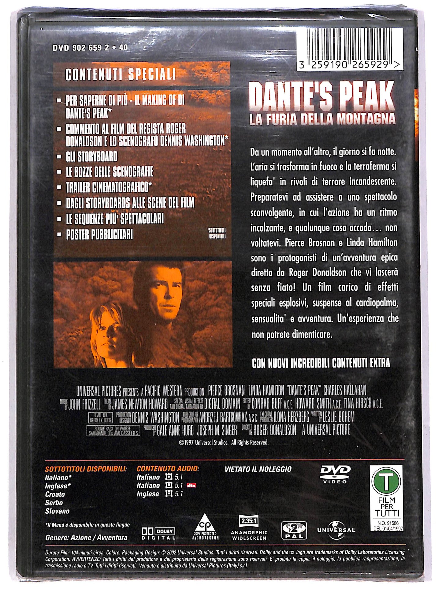EBOND Dante's Peak - La furia della montagna EDIZIONE SPECIALE DVD DB700330
