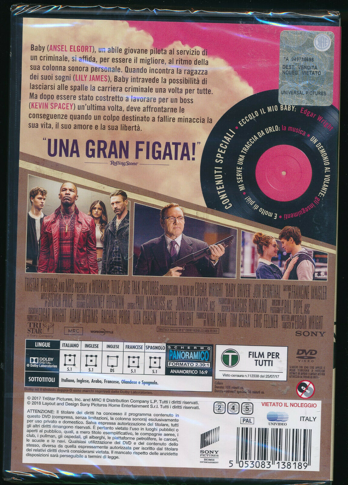 EBOND Baby Driver DVD DB700353