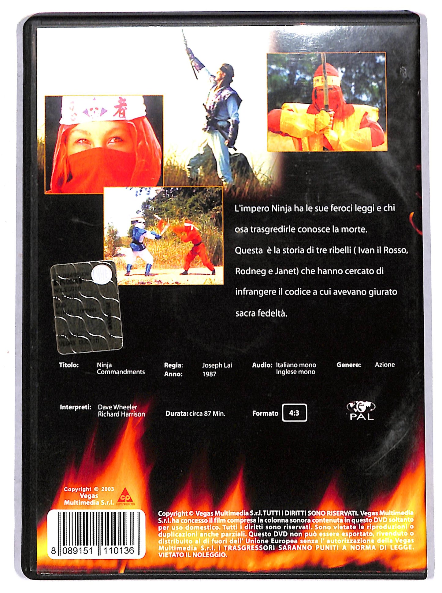 EBOND ninja commandments DVD DB700366