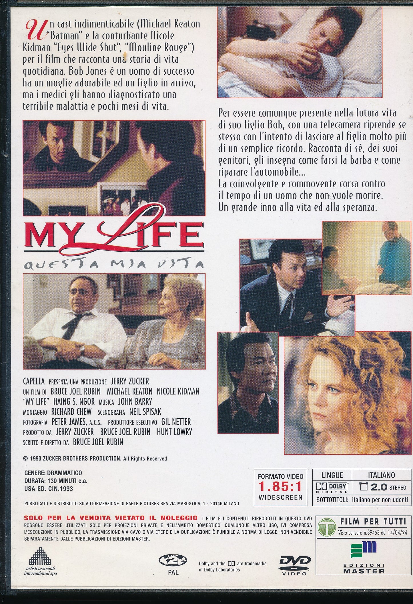 EBOND My Life - Questa Mia Vita [Editoriale Edizioni Master] DVD DB700622
