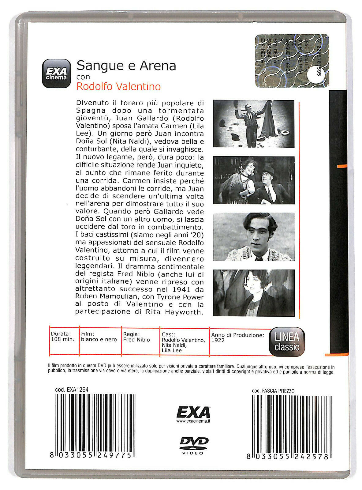 EBOND Sangue e Arena - Rodolfo Valentino DVD DB700642