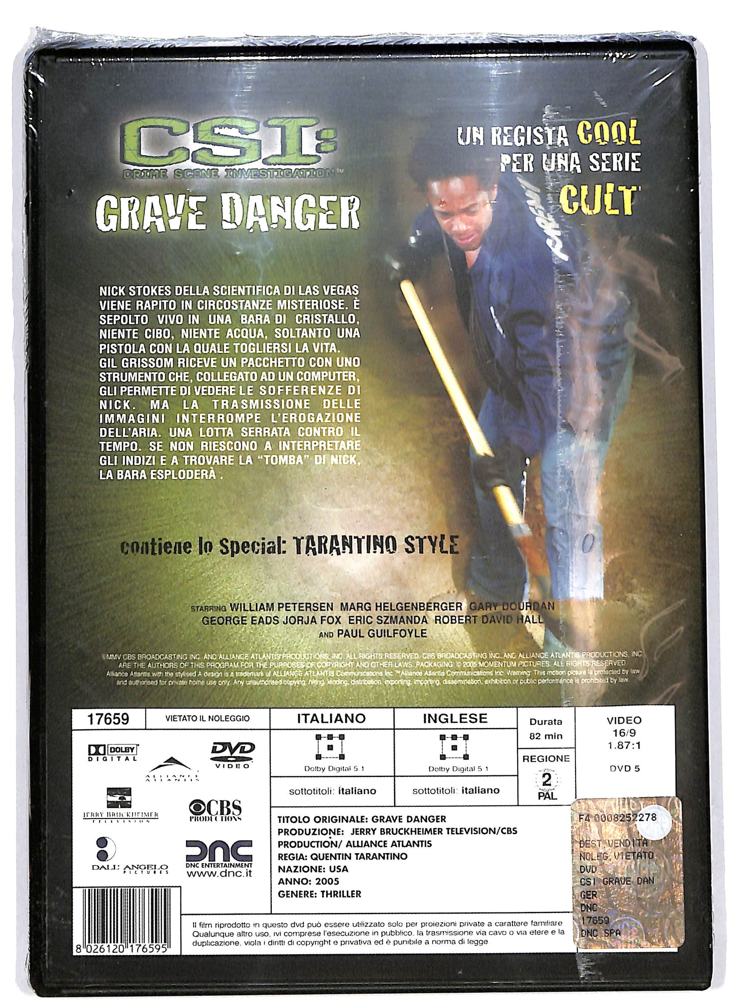 EBOND CSI Crime Scene Investigation Grave Danger DVD DB700665