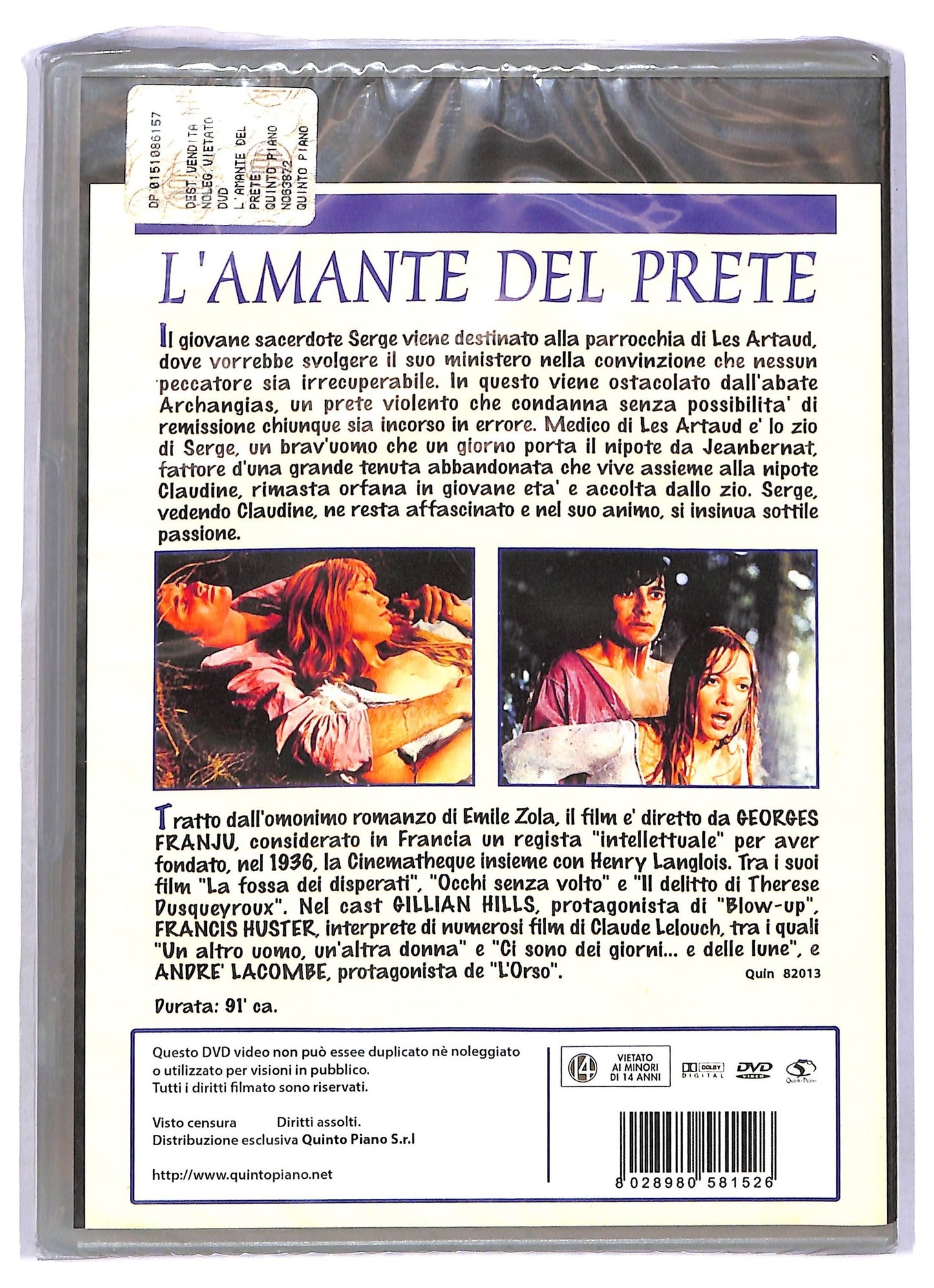 EBOND L'amante del prete DVD DB700919