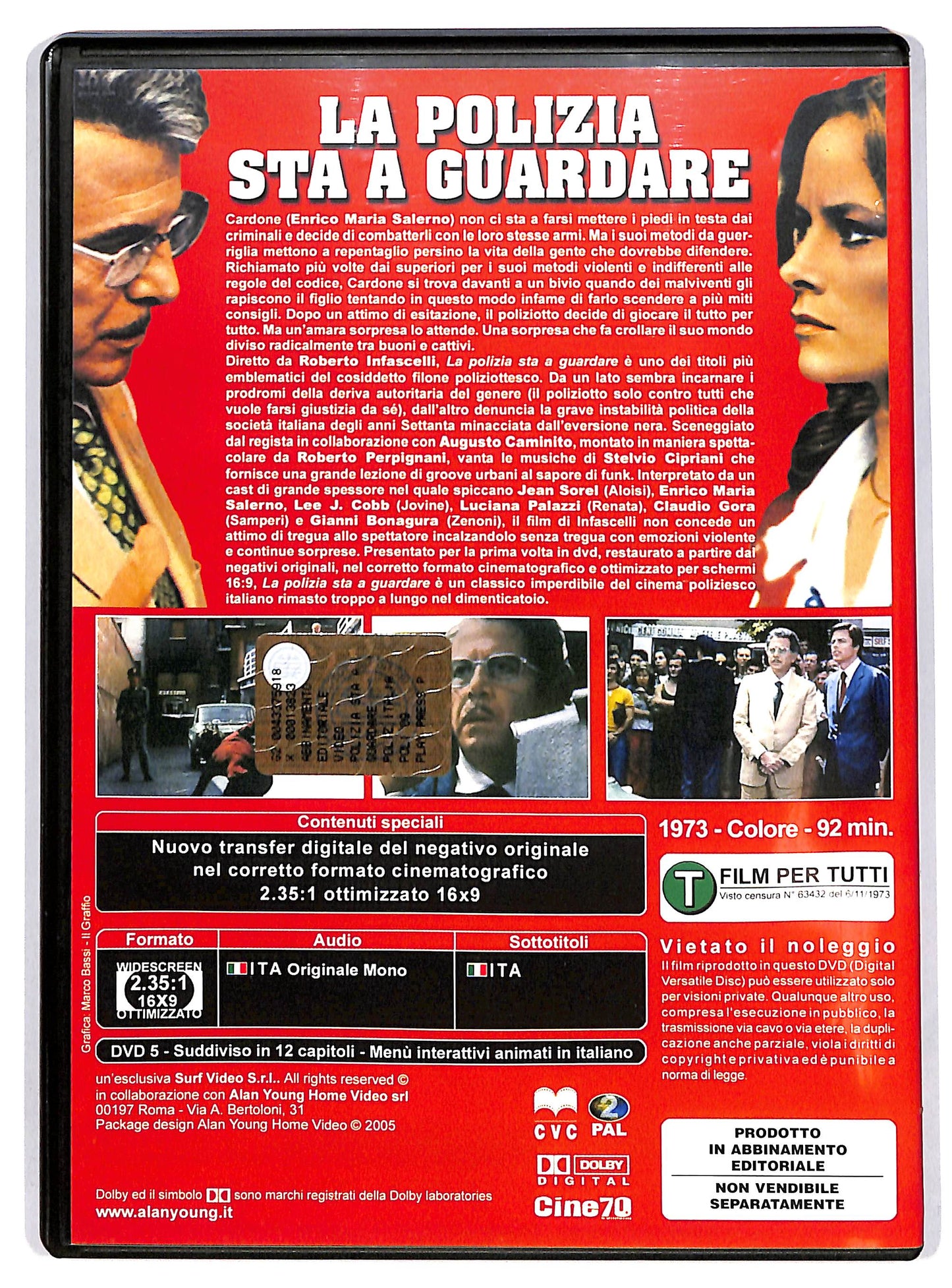 EBOND La polizia sta a guardare EDITORIALE DVD DB700927