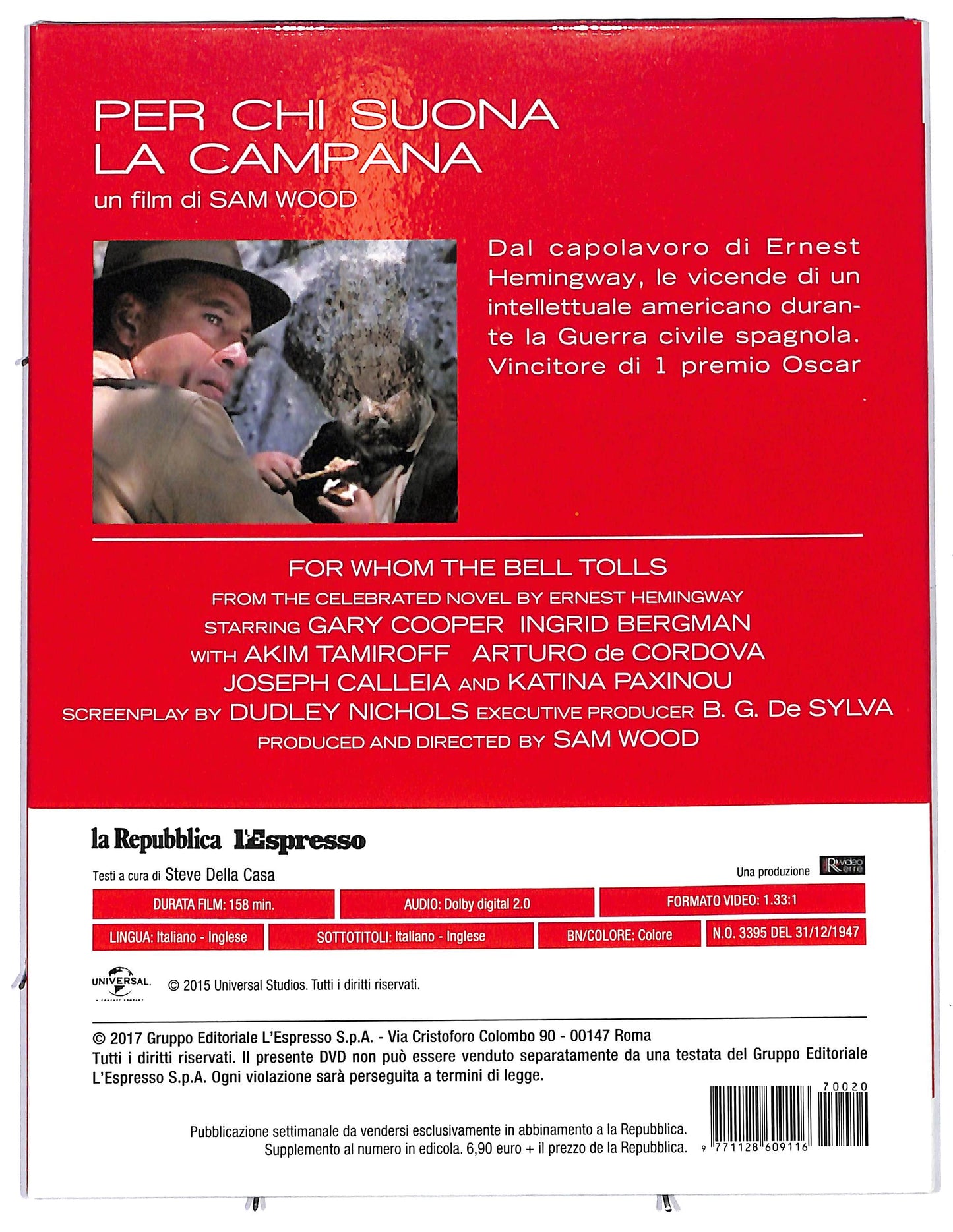 EBOND Per chi suona la campana vol.20 EDITORIALE DVD DB701106