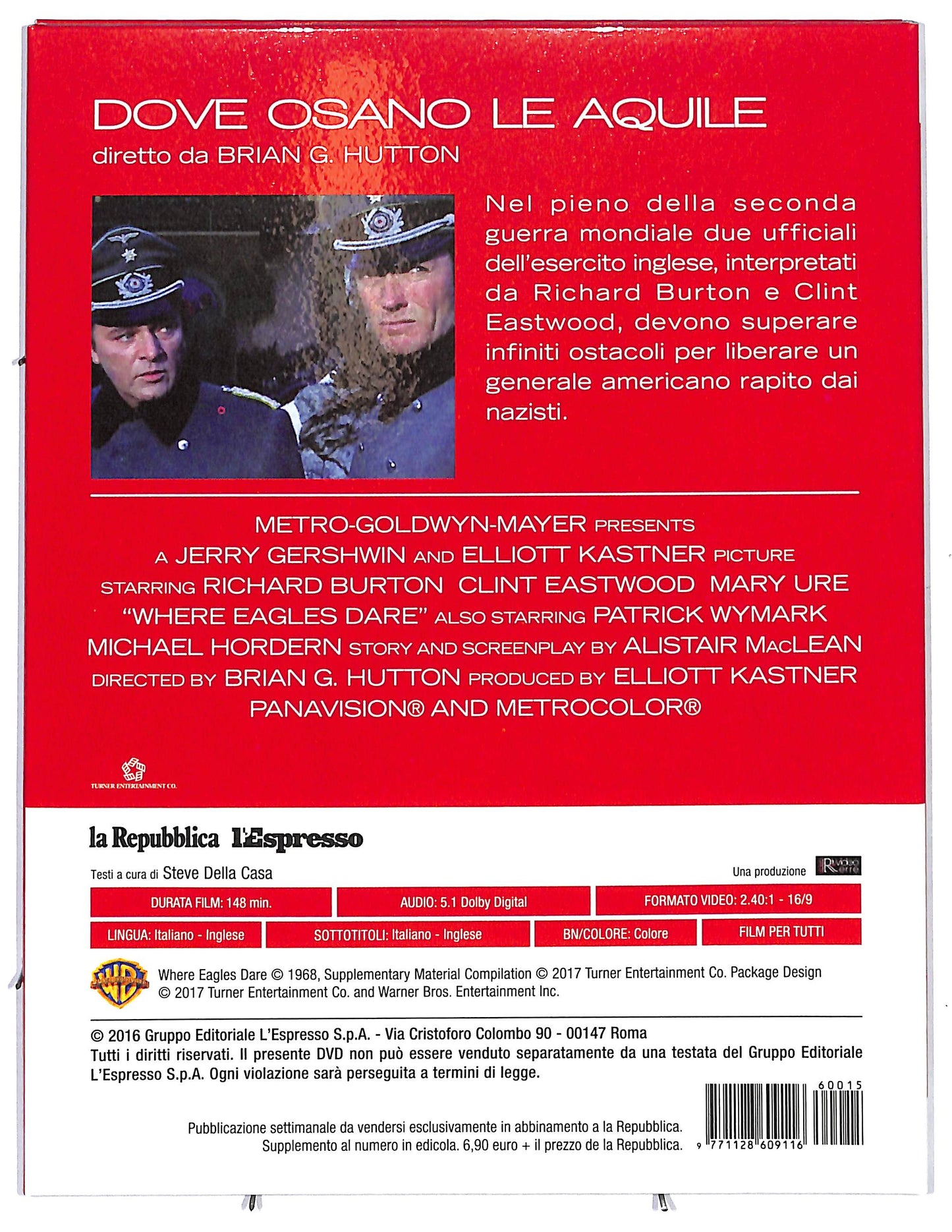 EBOND Dove osano le aquile EDITORIALE DVD DB701116