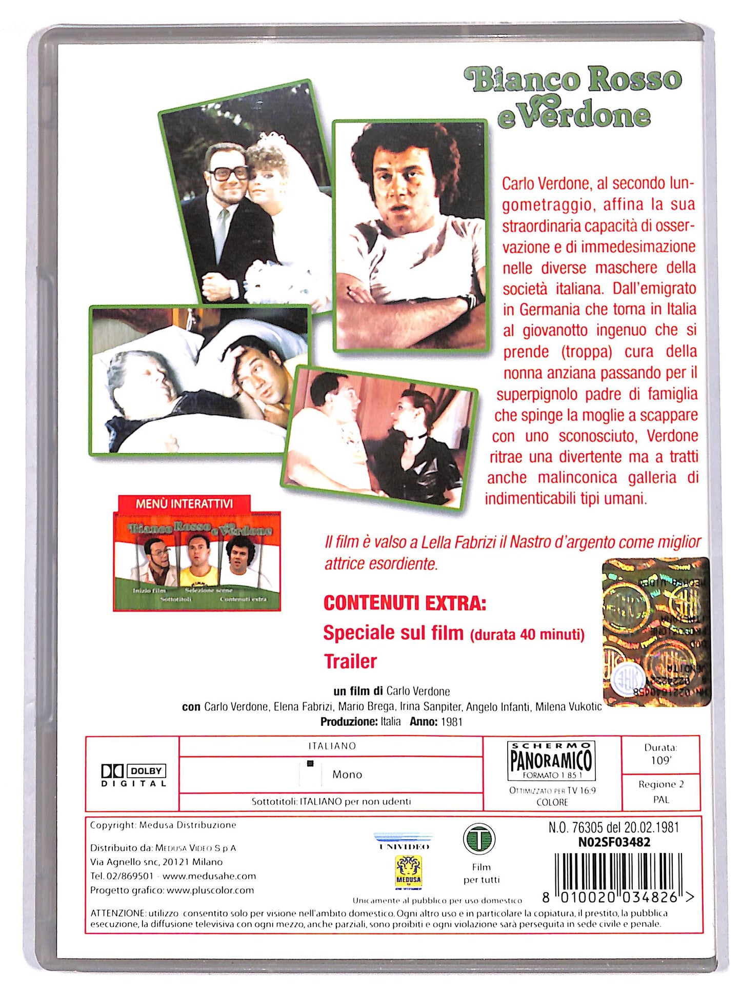EBOND bianco,rosso e verdone DVD DB701124
