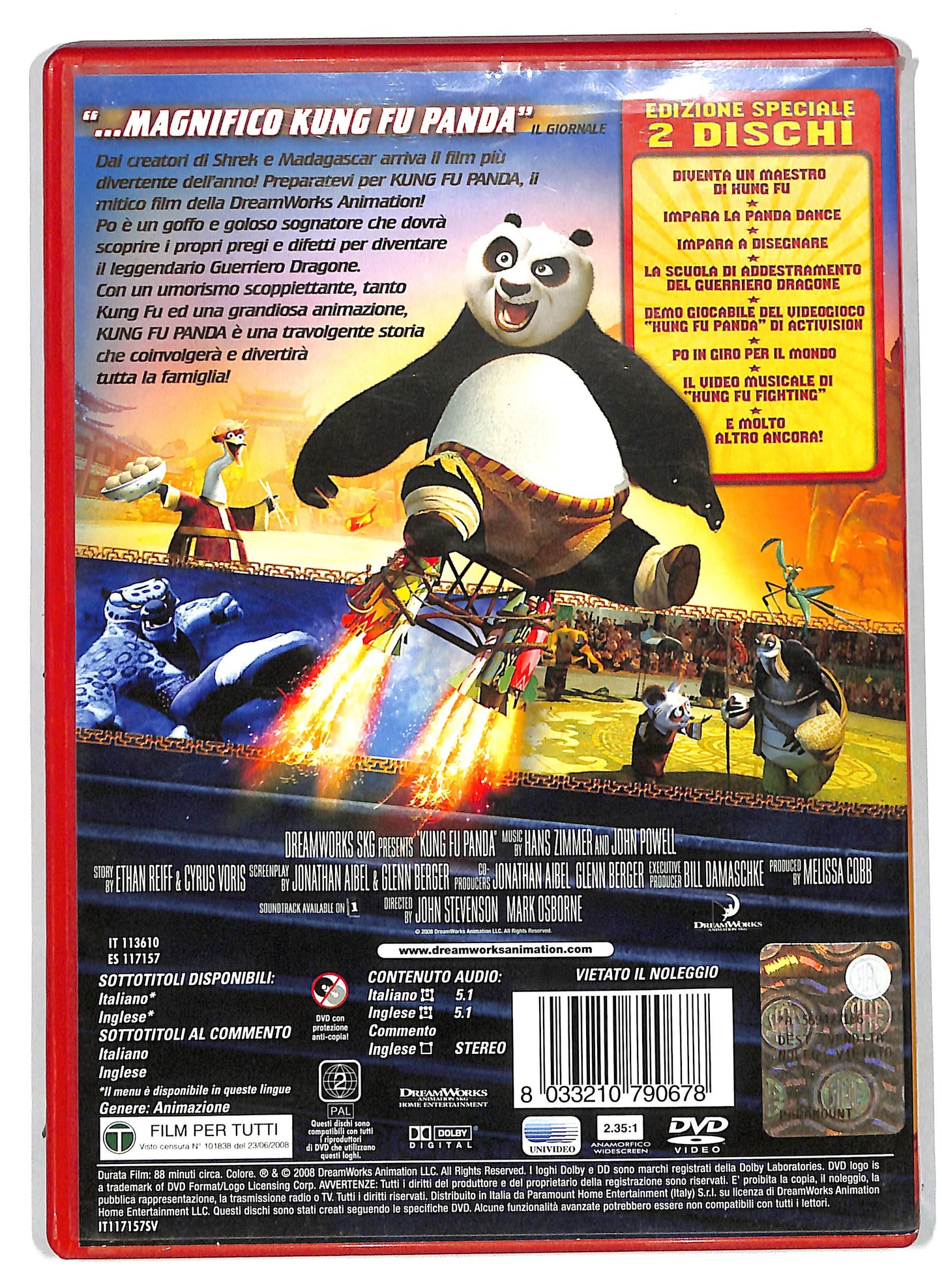 EBOND Kung Fu Panda Edizione Speciale 2 dischi DVD DB701314