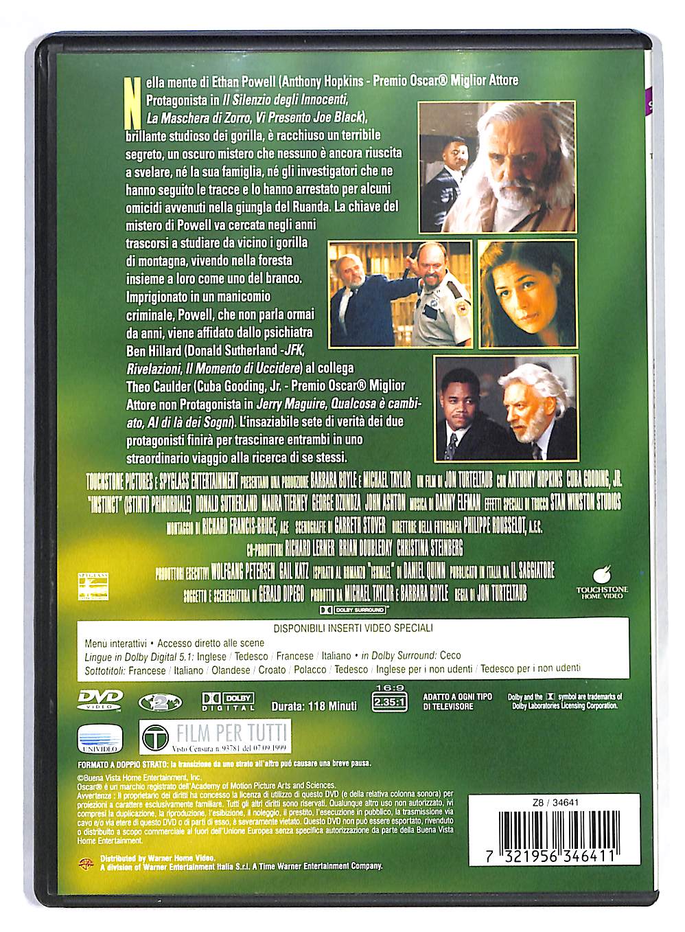 EBOND Instinct - Istinto Primordiale DVD DB701359