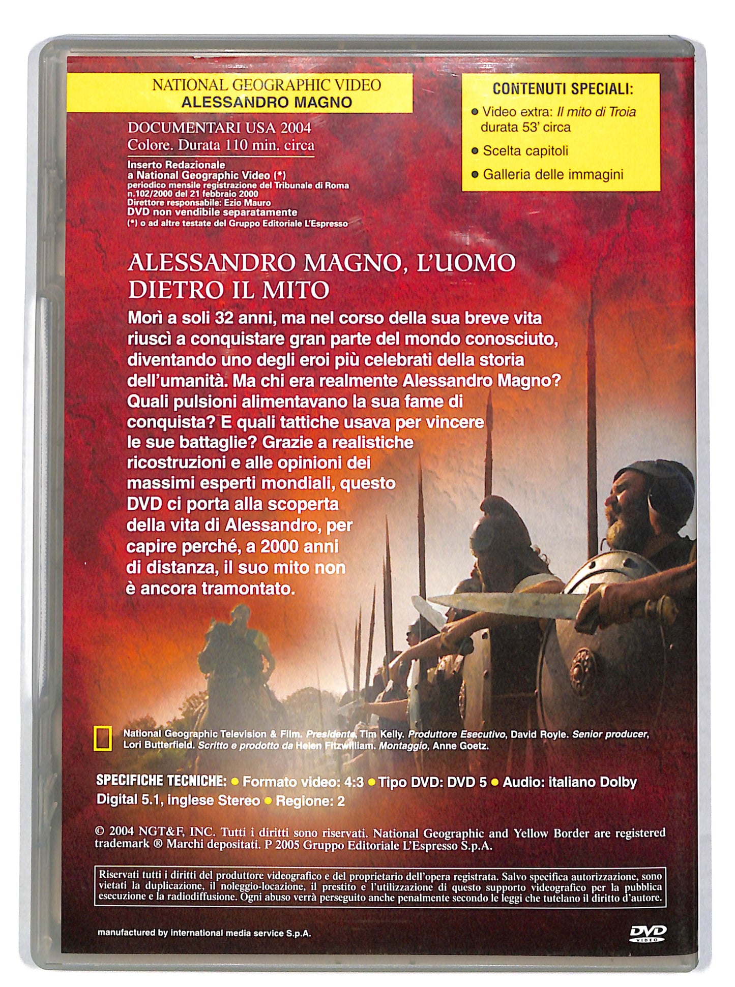 EBOND Alessandro Magno - National Geographic Vol 24 EDITORIALE DVD DB701603