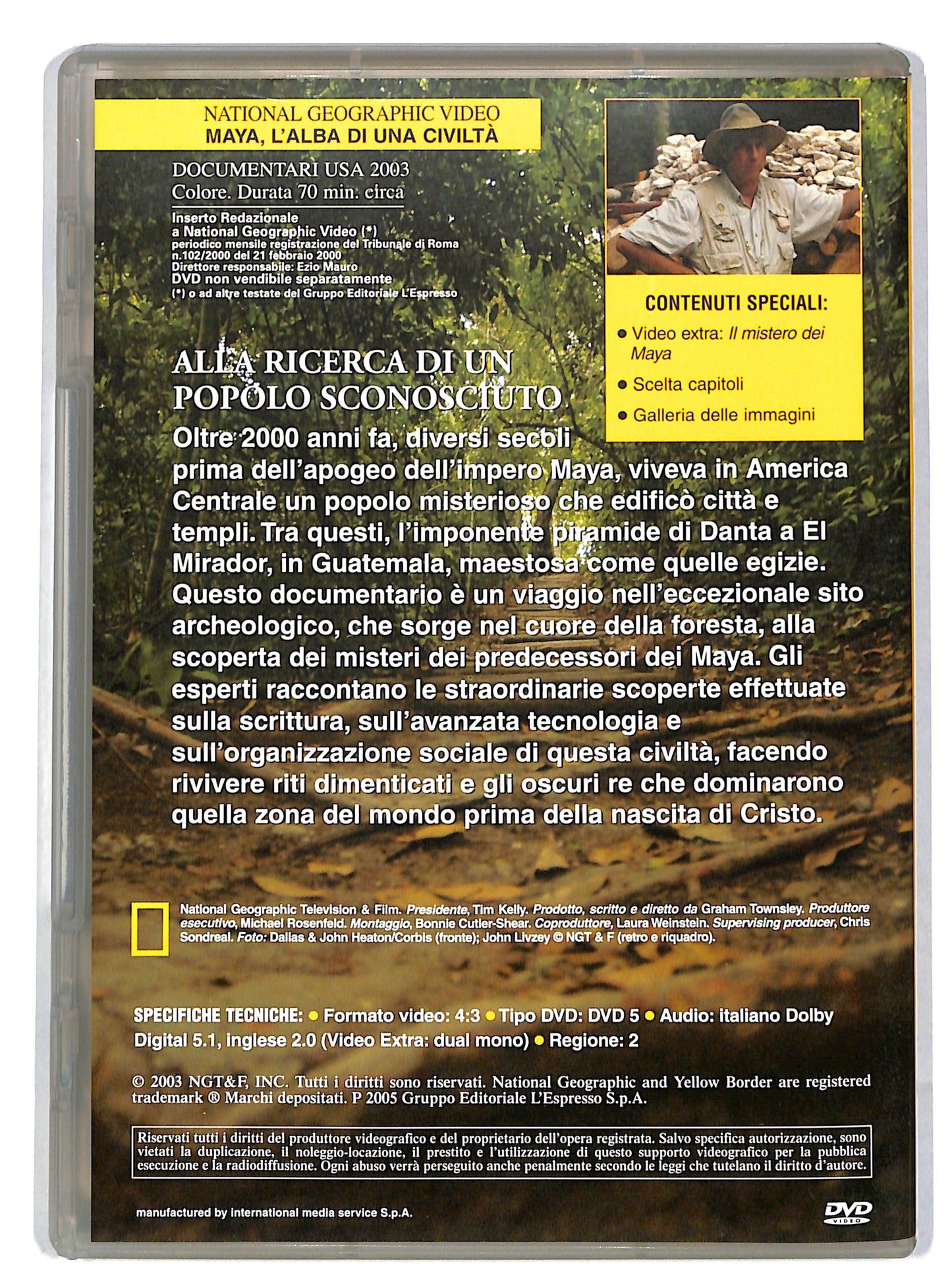 EBOND Maya - L'alba di una civilta National Geographic EDITORIALE DVD DB701604