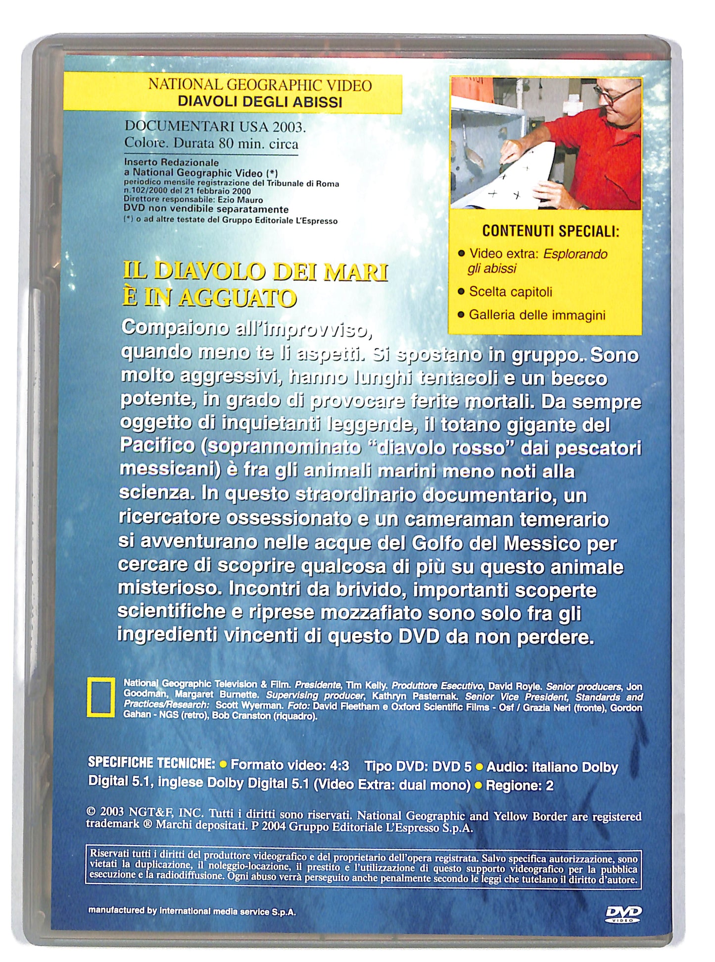 EBOND Diavoli degli Abissi - National Geographic EDITORIALE DVD DB701605