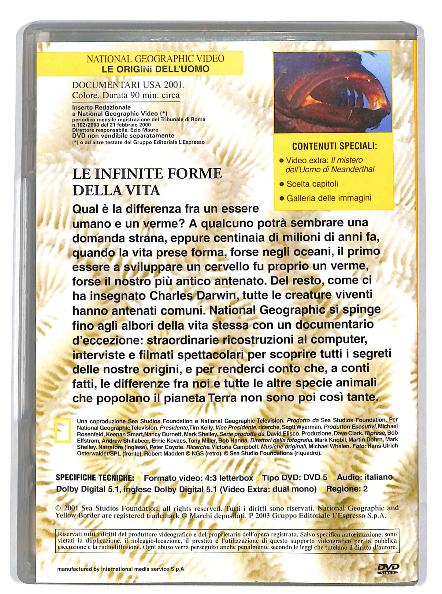 EBOND Le origini dell' uomo - National Geographic vol 10 EDITORIALE DVD DB701607