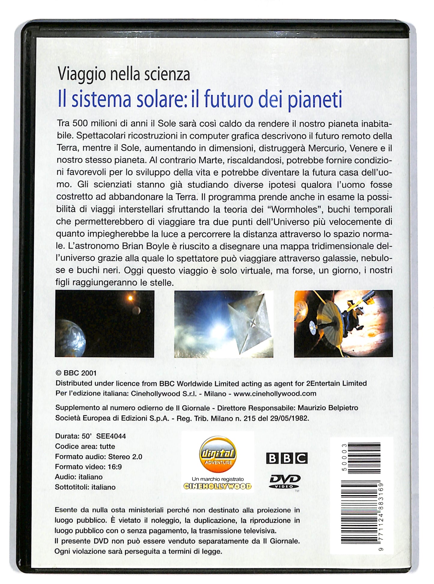 EBOND Il sistema solare - il futuro dei pianeti vol 3 EDITORIALE DVD DB701614