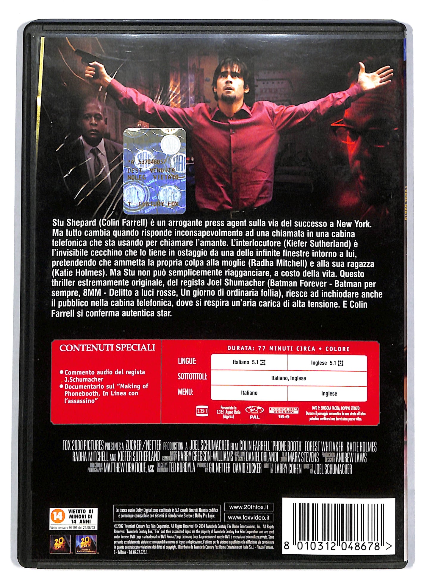 EBOND In linea con l'assassino - Phone Booth DVD DB701616