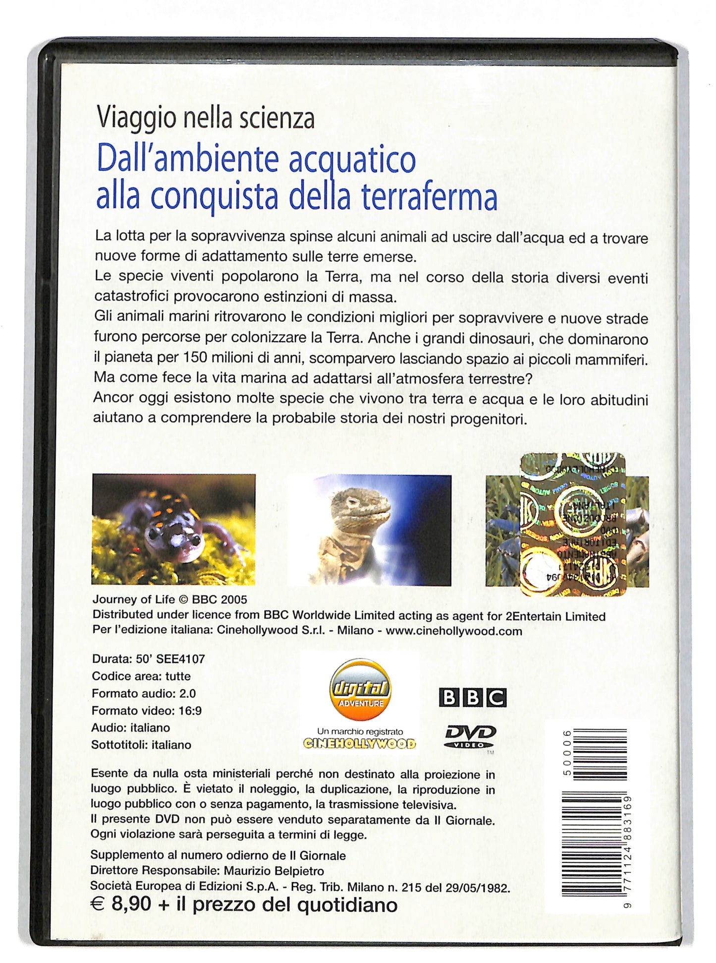 EBOND Dall'ambiente acquatico alla terraferma vol 6 EDITORIALE DVD DB701623