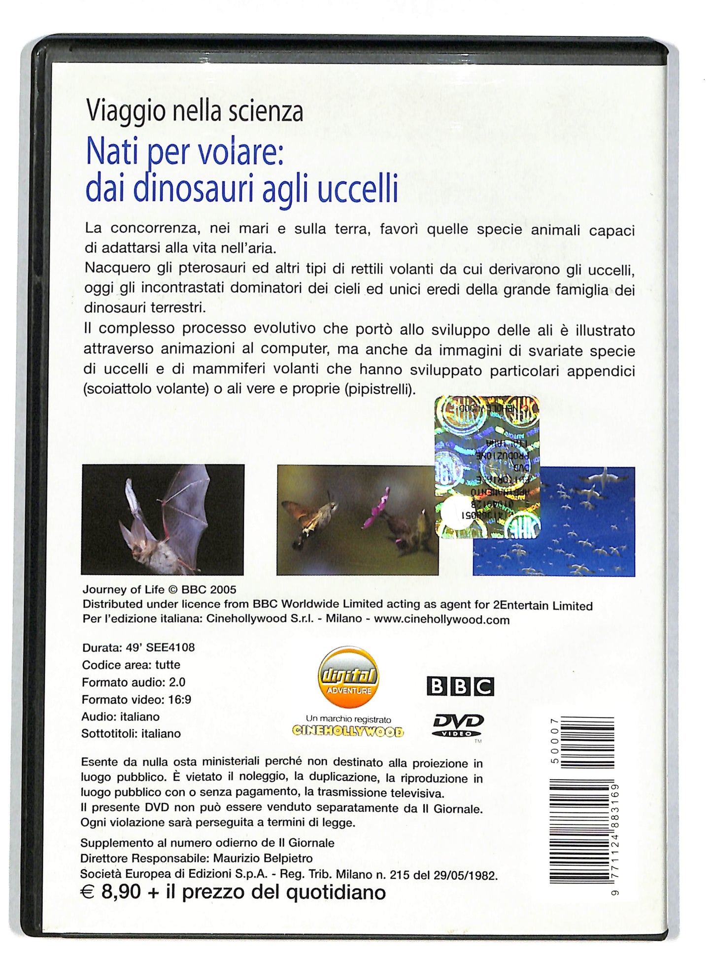 EBOND Nati per volare dai dinosauri agli uccelli EDITORIALE DVD DB701624