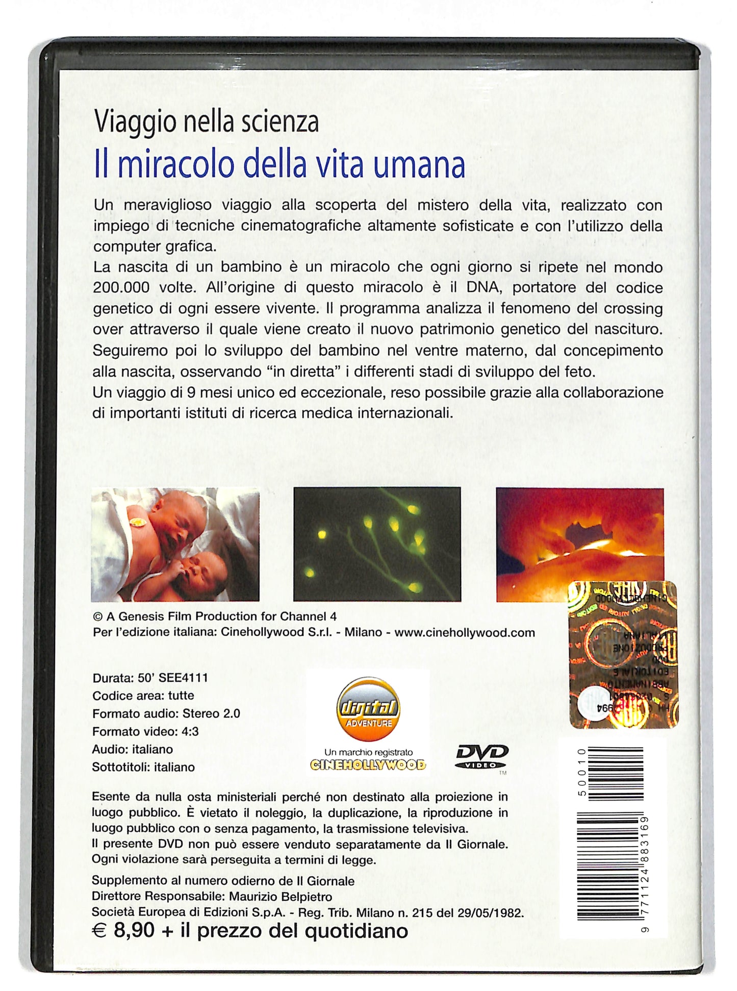 EBOND Il miracolo della vita umana vol 10 EDITORIALE DVD DB701627