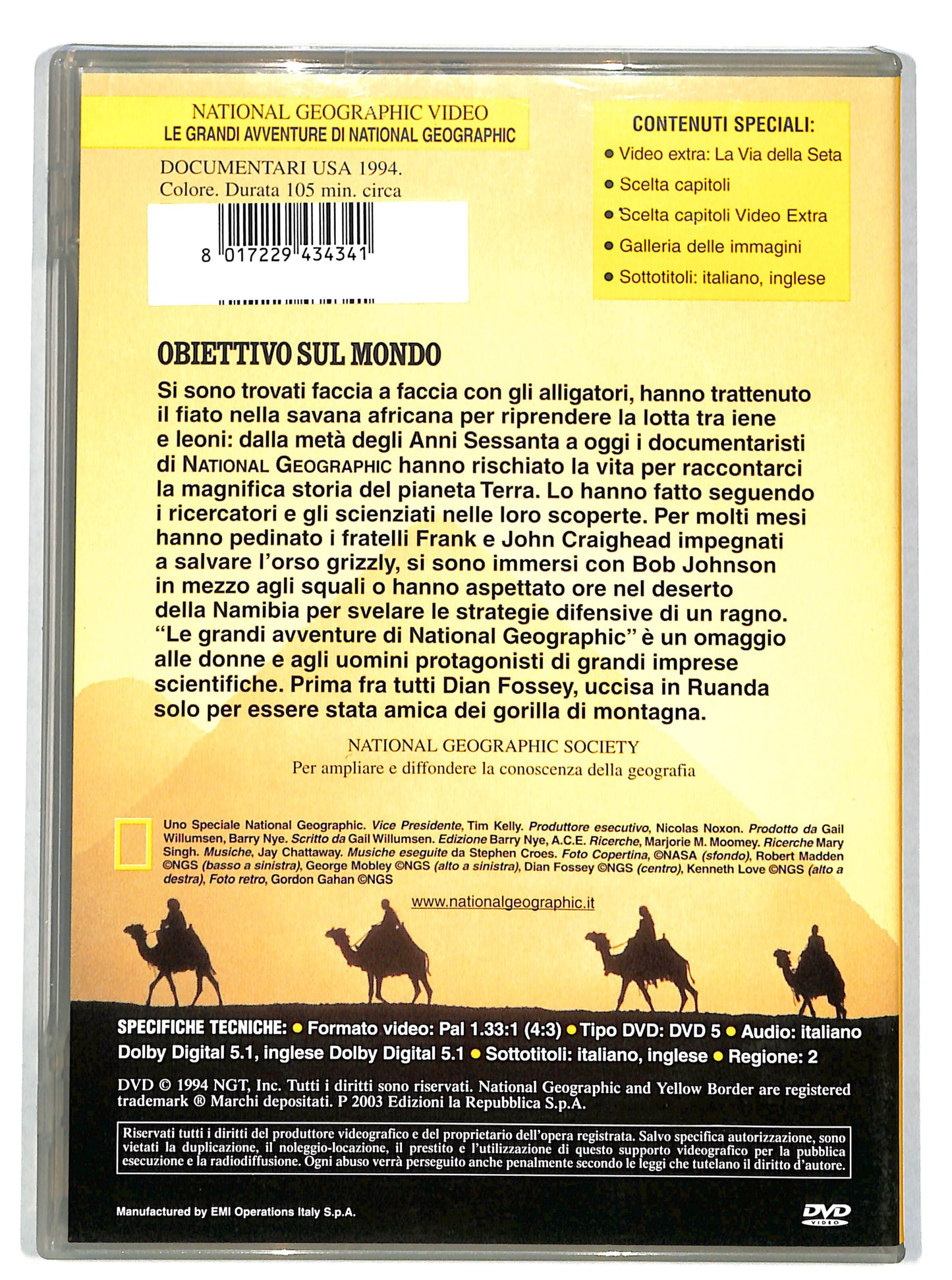 EBOND Le grandi avventure di national geographic EDITORIALE DVD DB701630