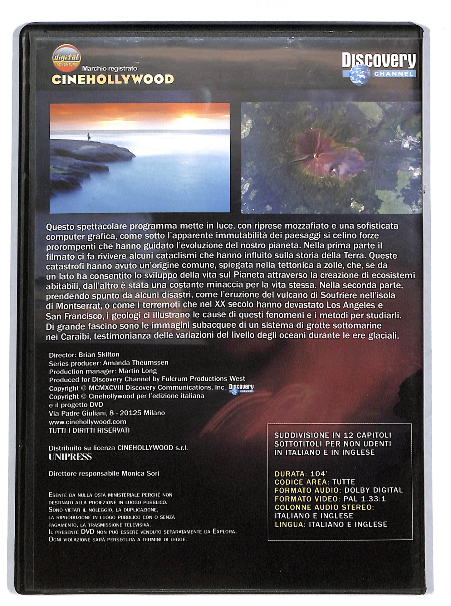 EBOND L'incredibile storia della terra EDITORIALE DVD DB701653