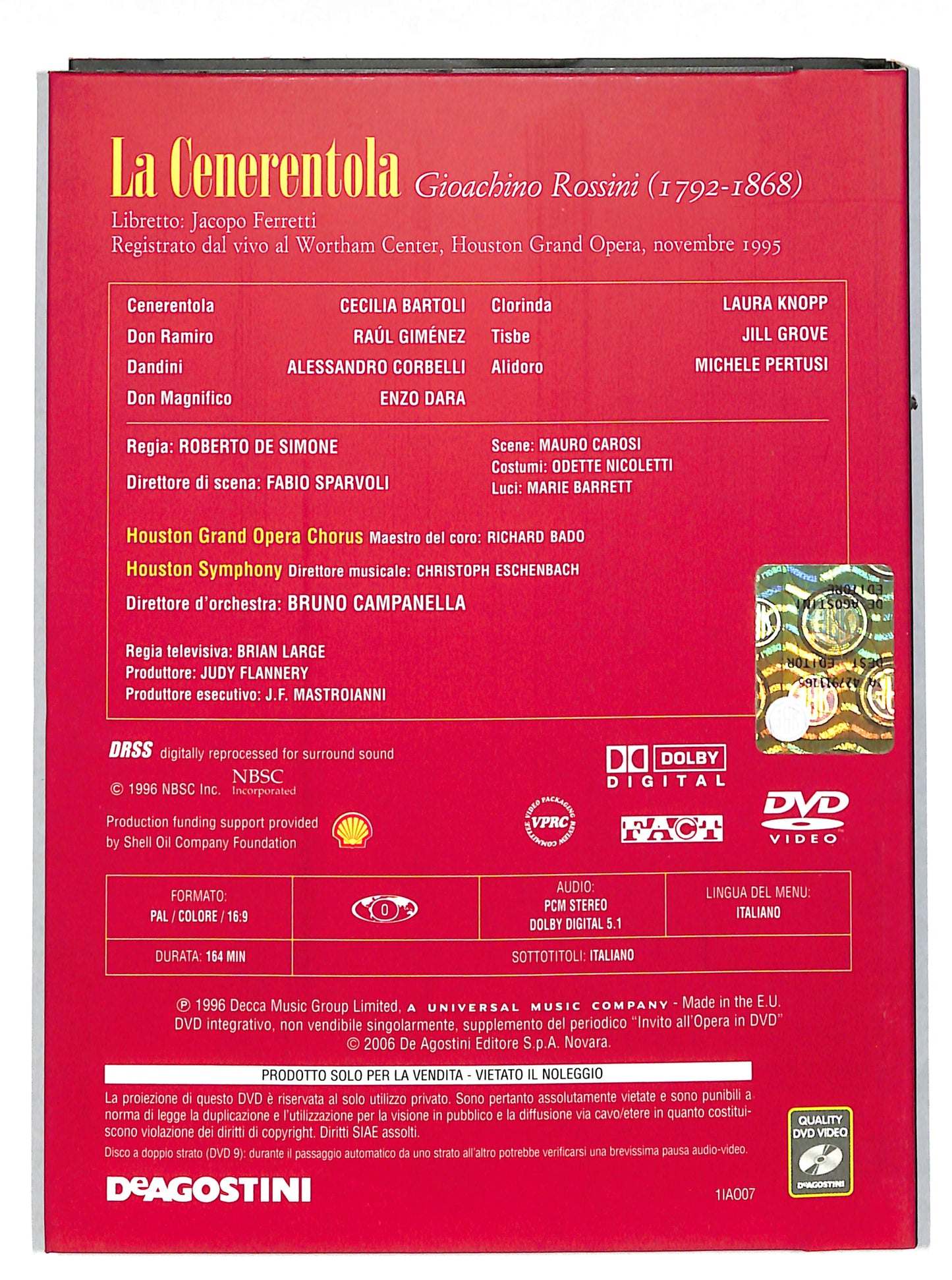 EBOND Invito all'opera vol 18 - la cenerentola EDITORIALE DVD DB701665