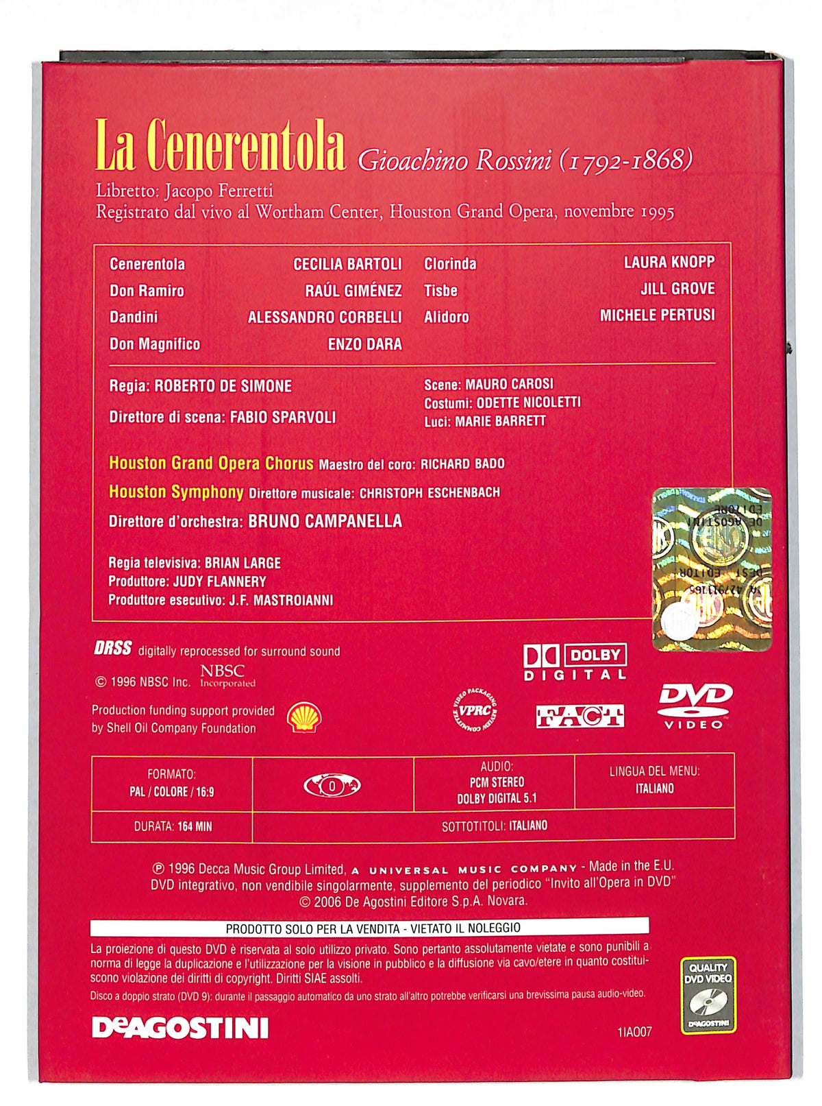 EBOND Invito all'opera vol 18 - la cenerentola EDITORIALE DVD DB701665