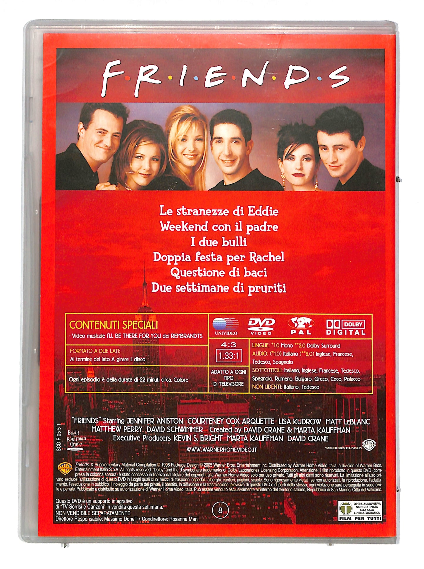 EBOND Friends seconda stagione episodi 19 - 24 EDITORIALE DVD DB701668