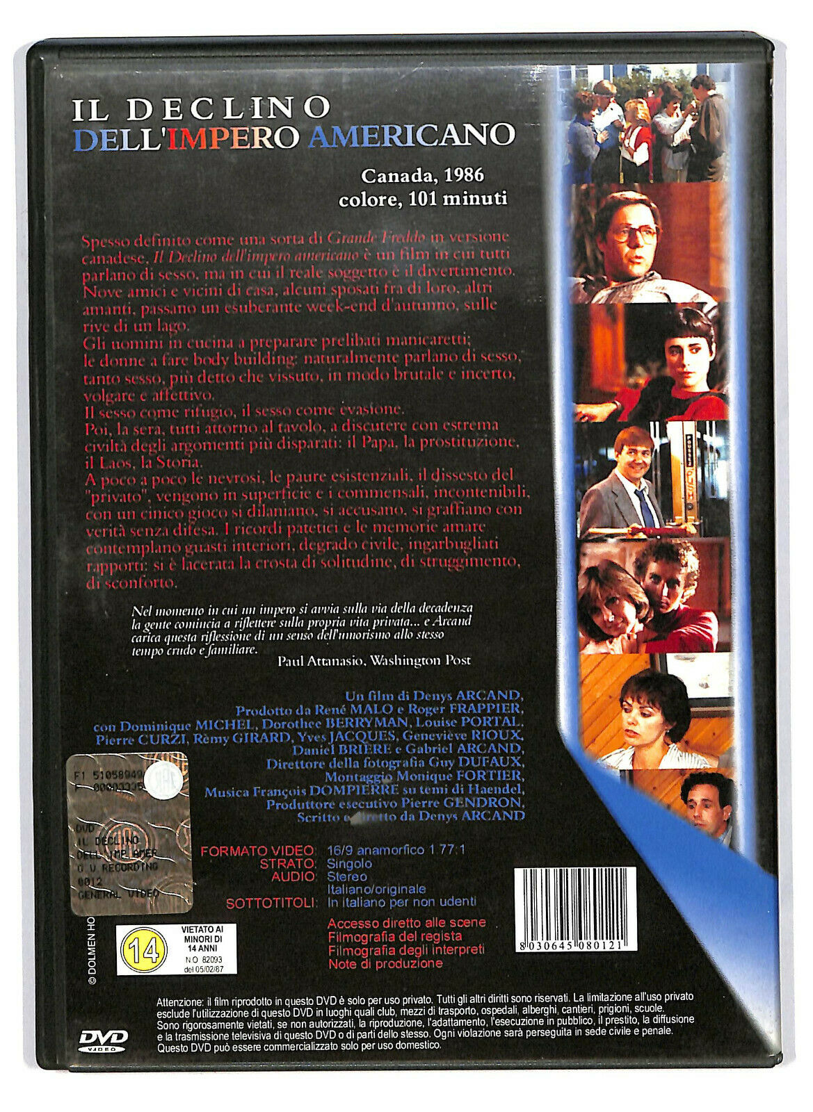 EBOND Il Declino Dell'impero Americano DVD DB701741