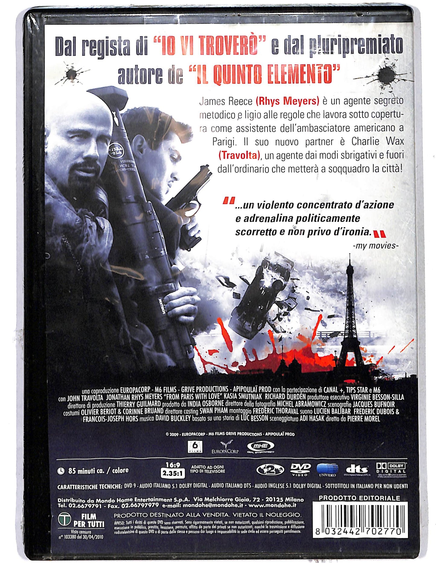 EBOND From Paris with love DVD DB701742