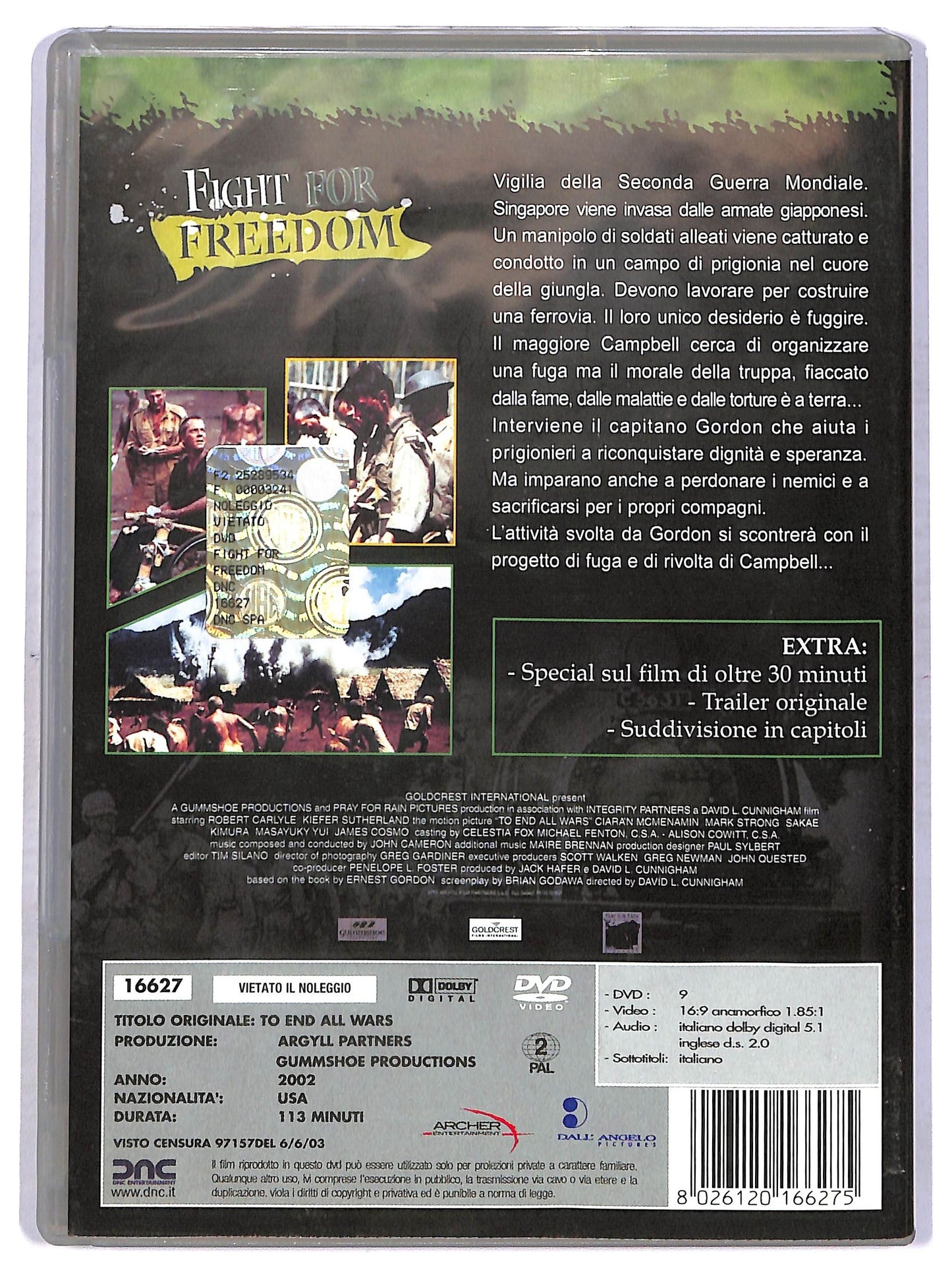 EBOND Fight for Freedom NOLEGGIO DVD DB701759