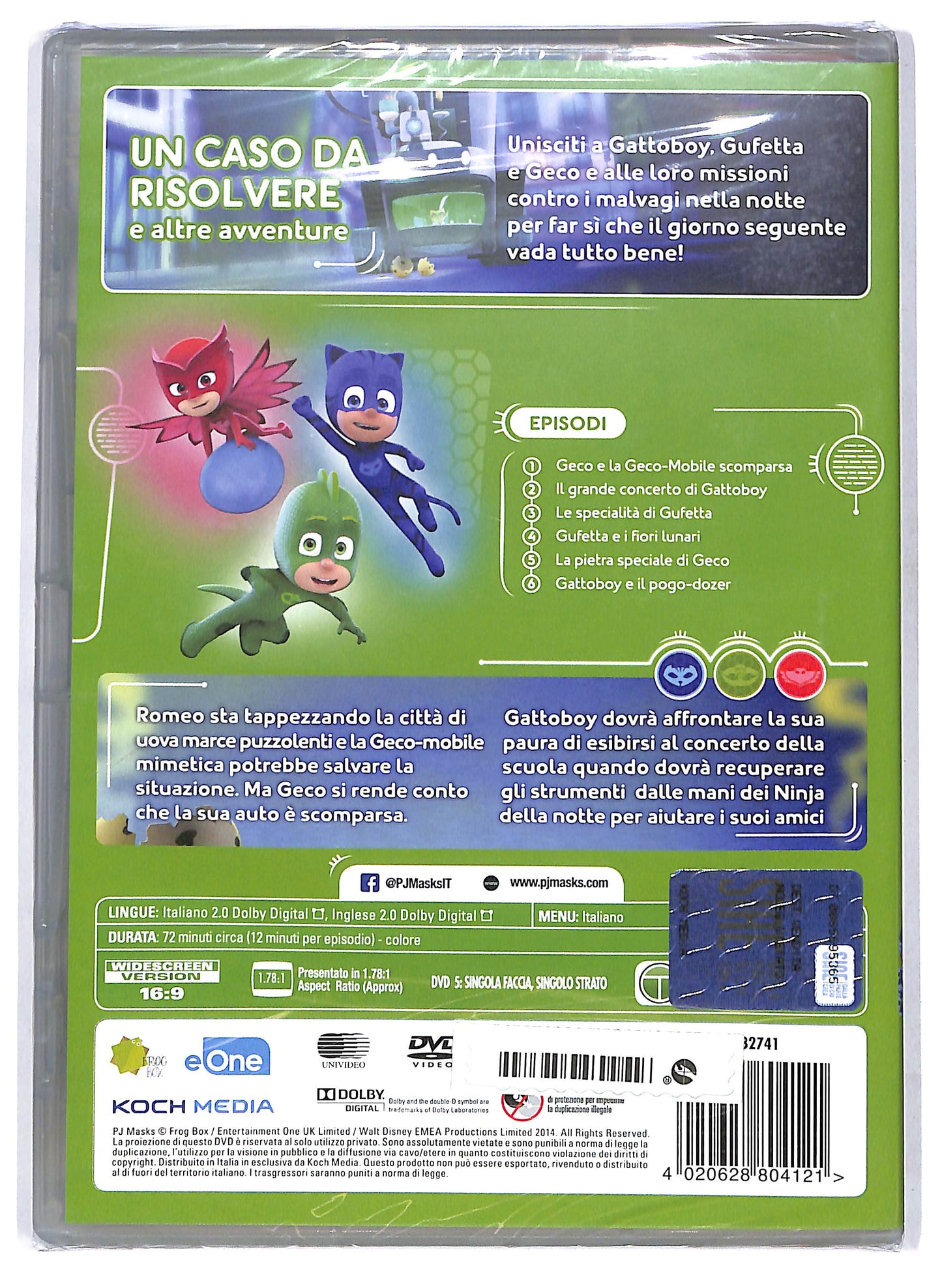 EBOND Pjmasks - Superpigiamini - Un caso da risolvere DVD DB701801