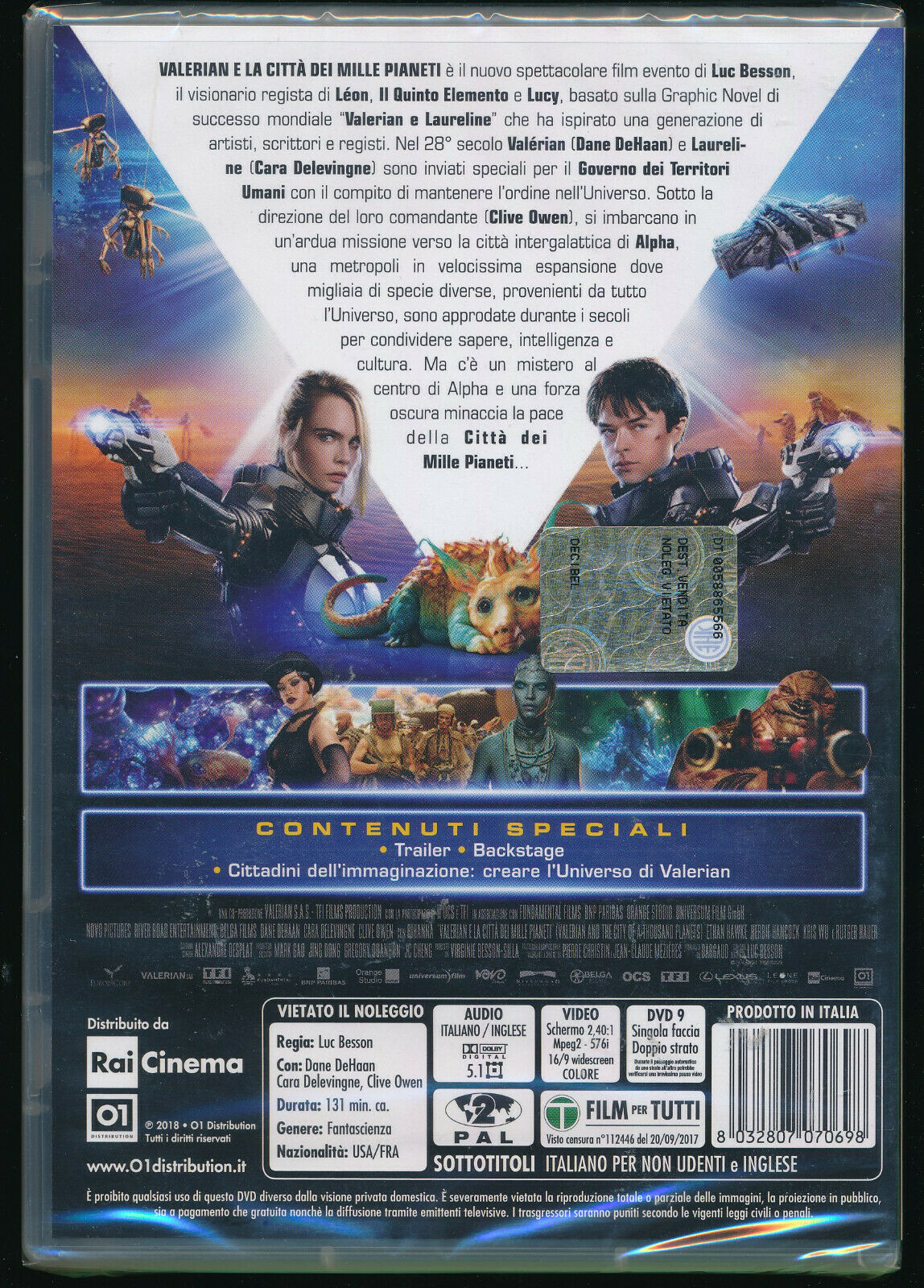 EBOND Valerian E La Citta' Dei Mille Pianeti DVD DB701852