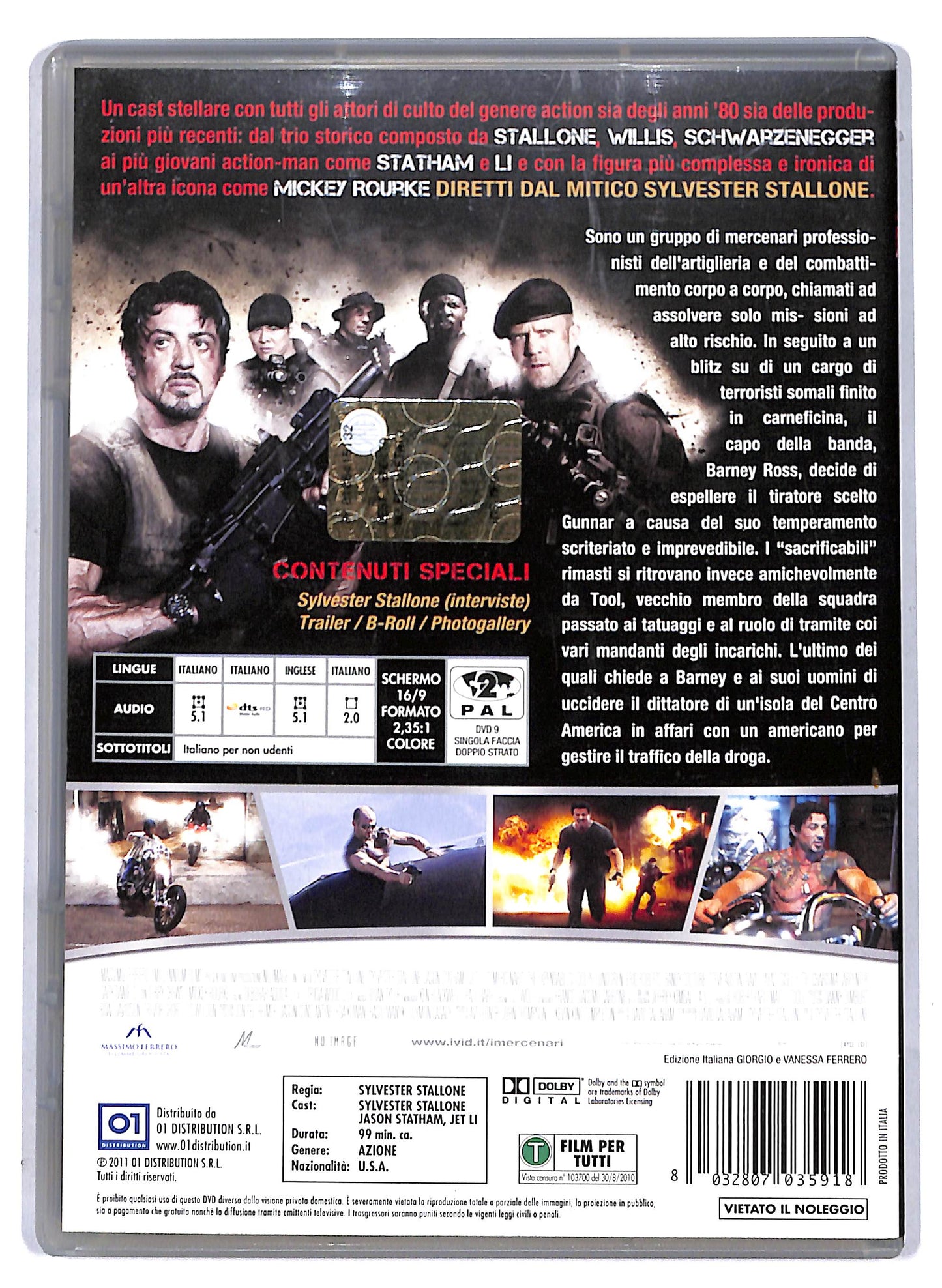 EBOND I mercenari - the expendables DVD DB701854