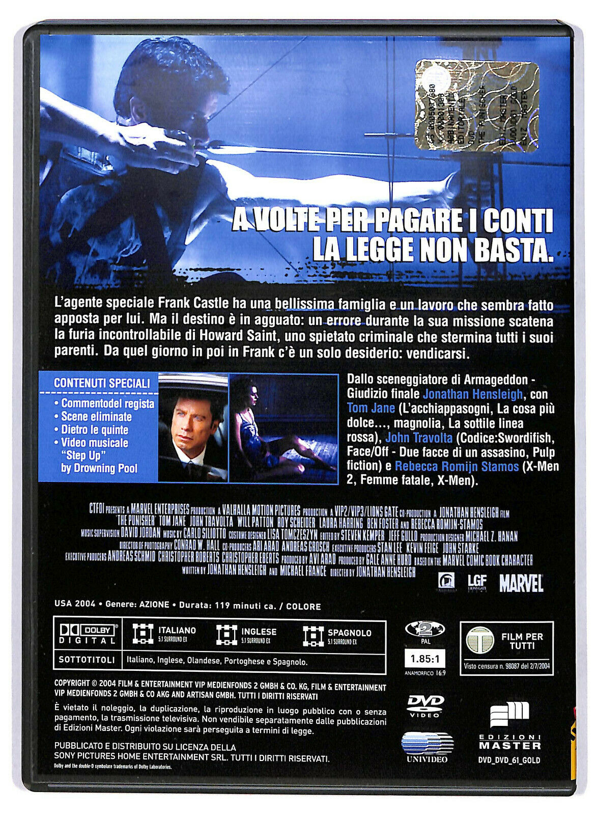EBOND The Punisher Editoriale DVD DB701937