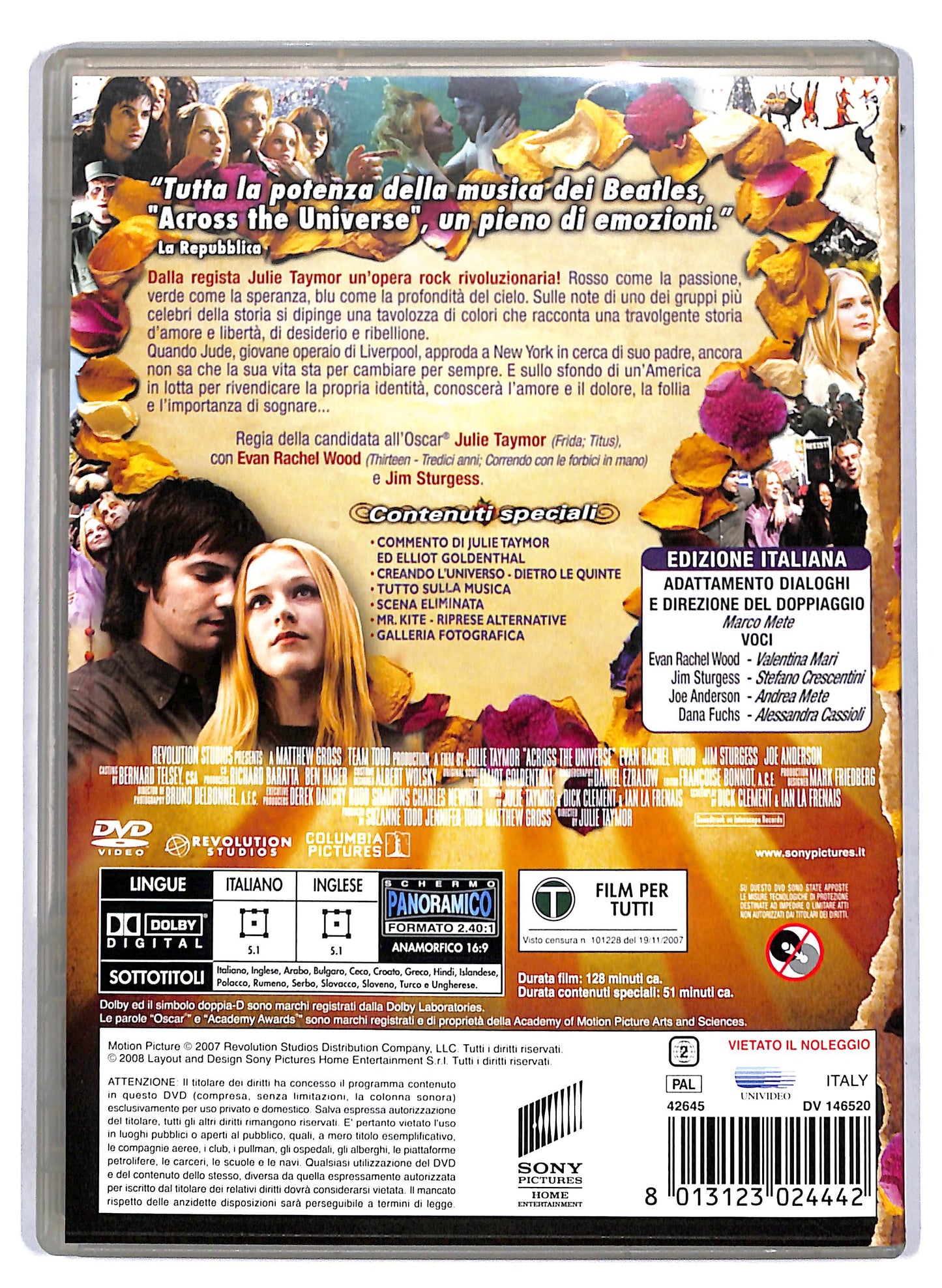 EBOND Across the Universe DVD DB701963