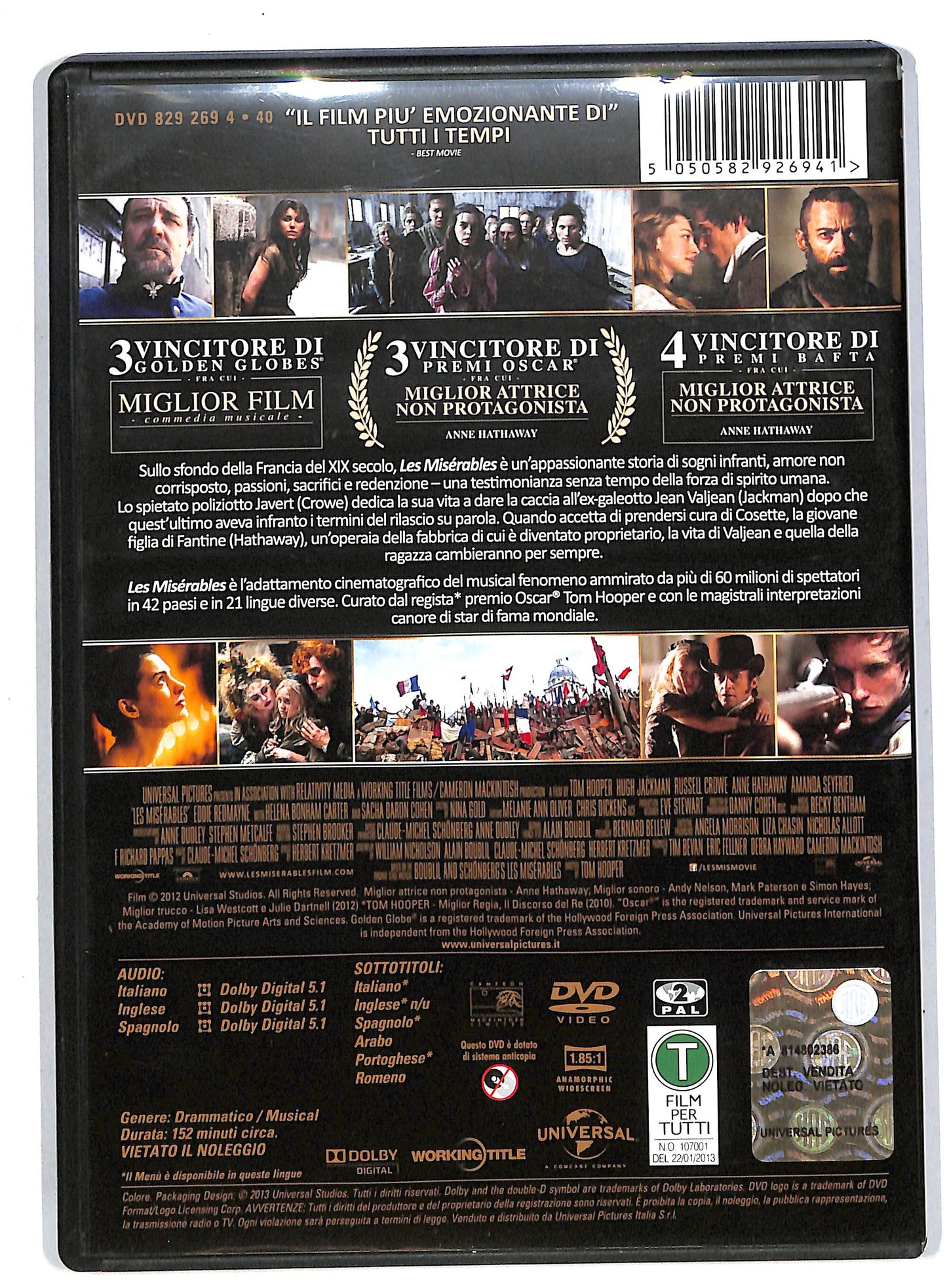 EBOND Les Miserables DVD DB702107