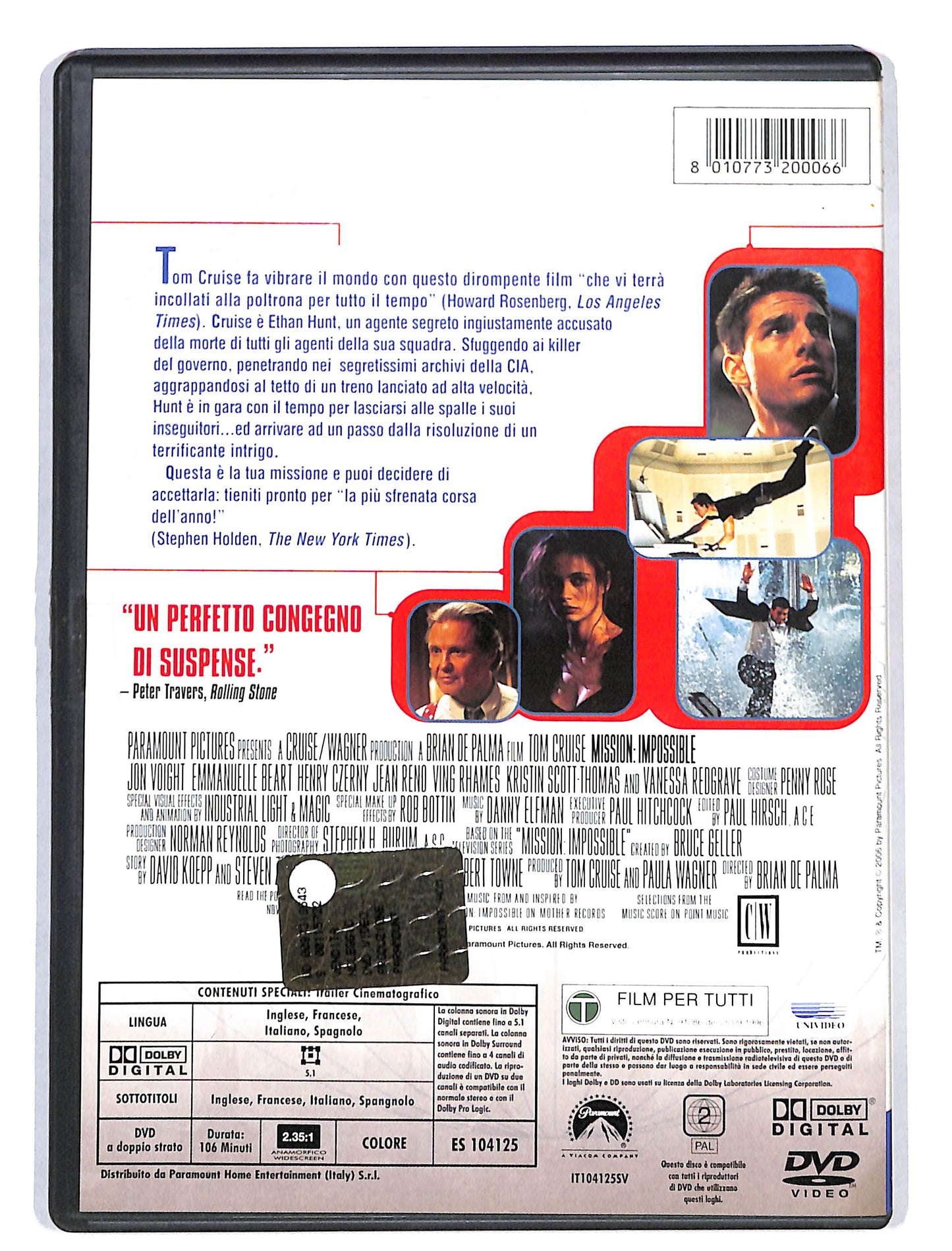 EBOND mission: impossible DVD DB702114