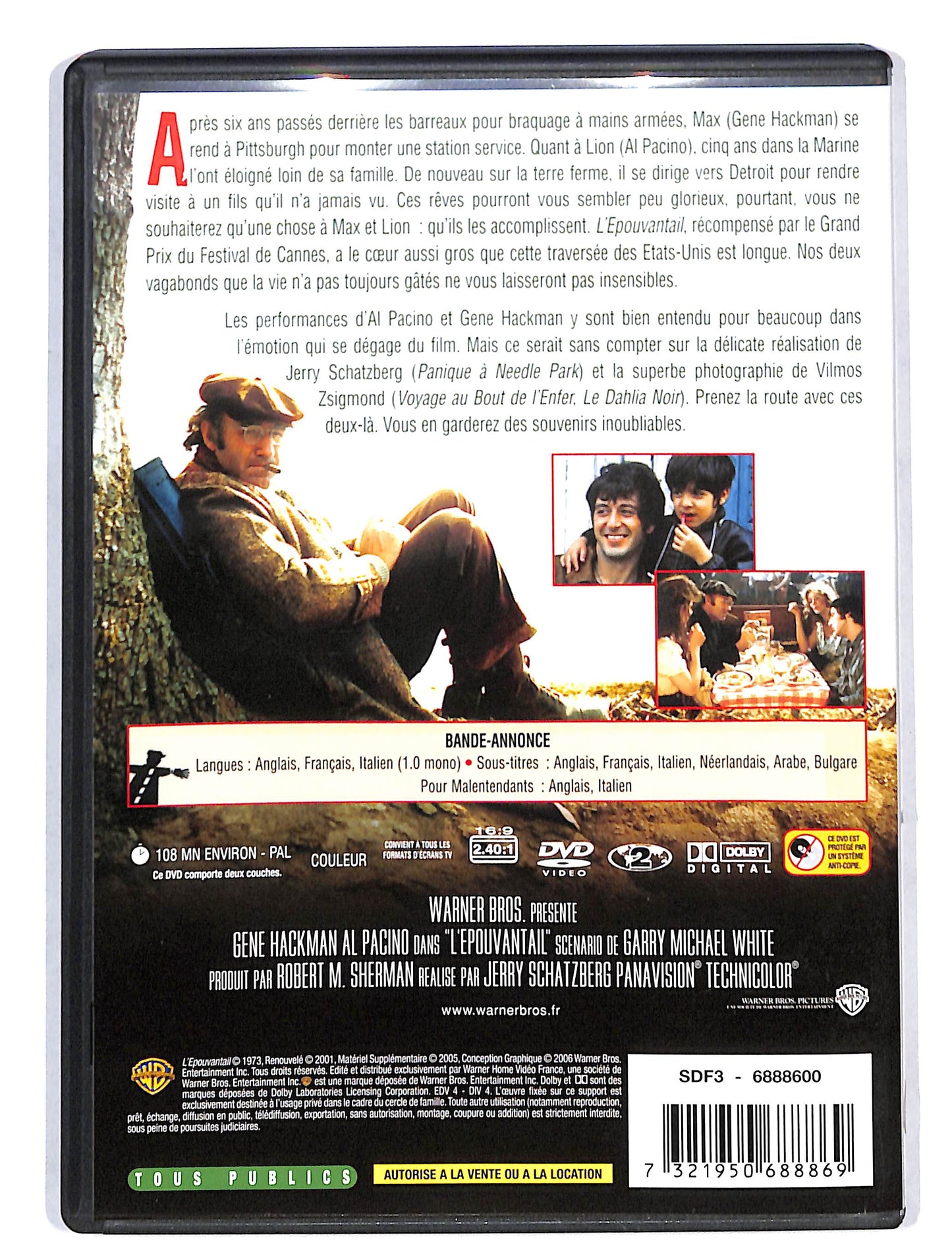 EBOND L'Epouvantail Edizione Francese DVD DB702134